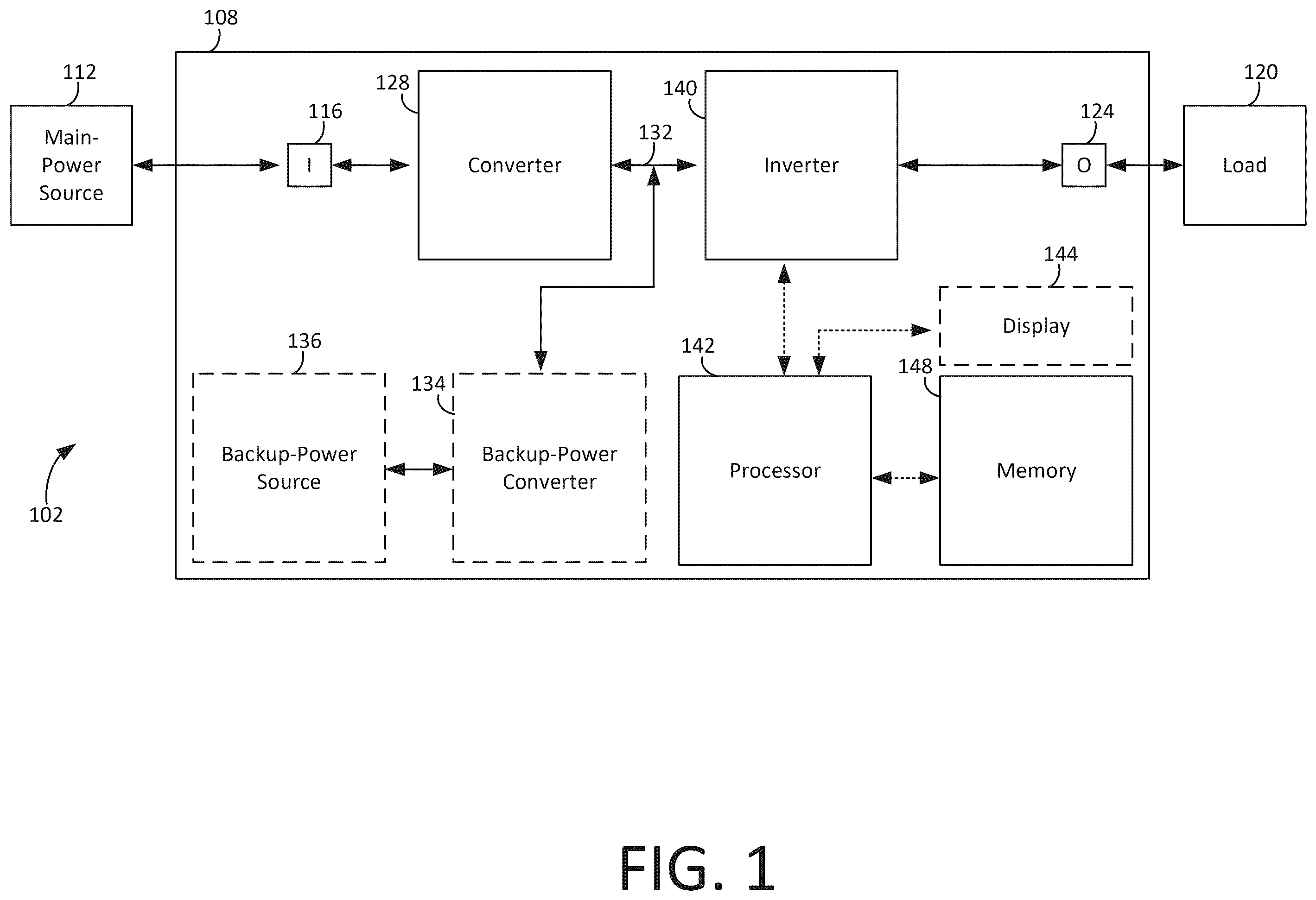 Patent US12422462 — Systems and methods for detecting miswiring of a power conditioner — Figure 1