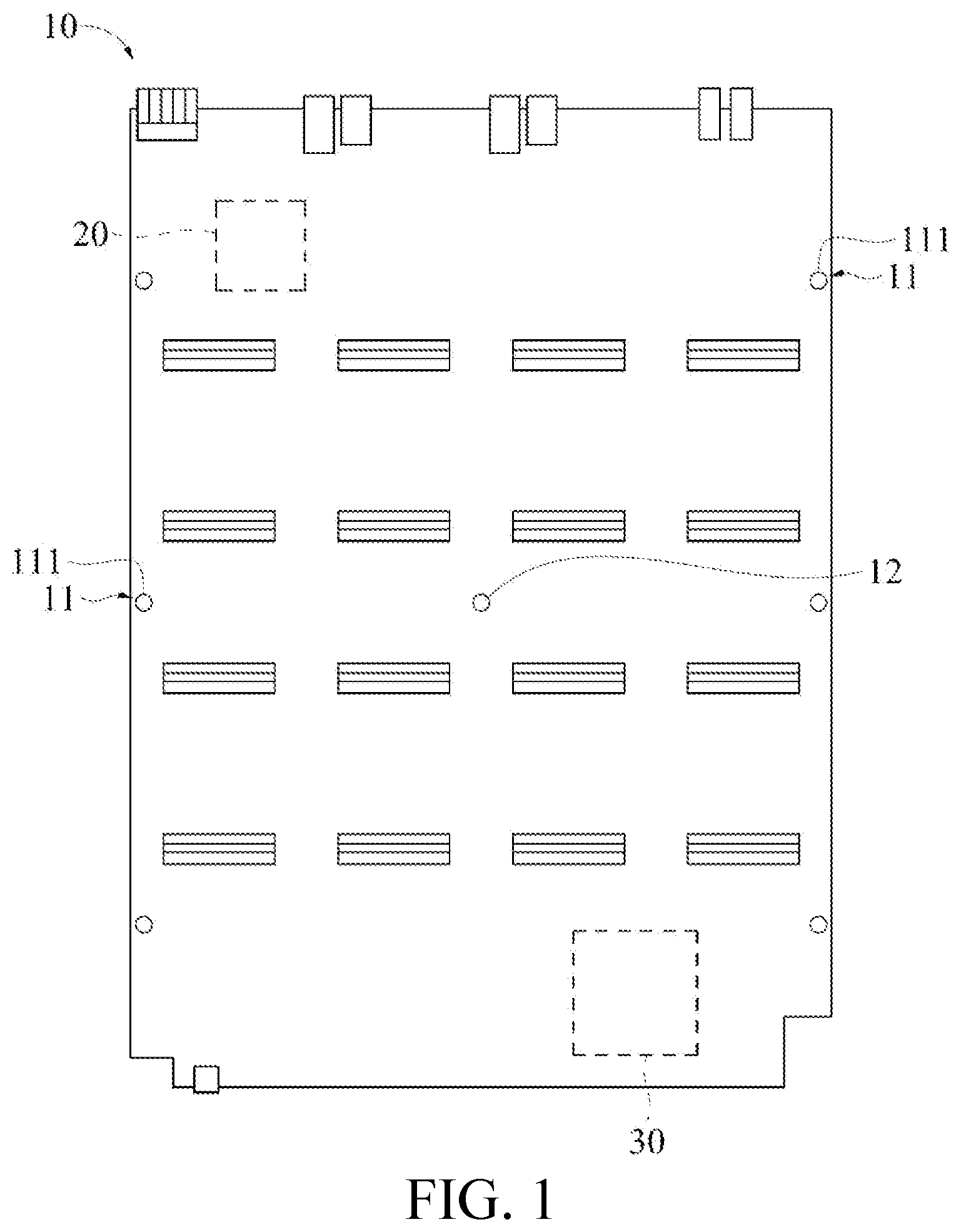 Patent US12422467 Figure 1 – Circuit board and monitoring method therefor