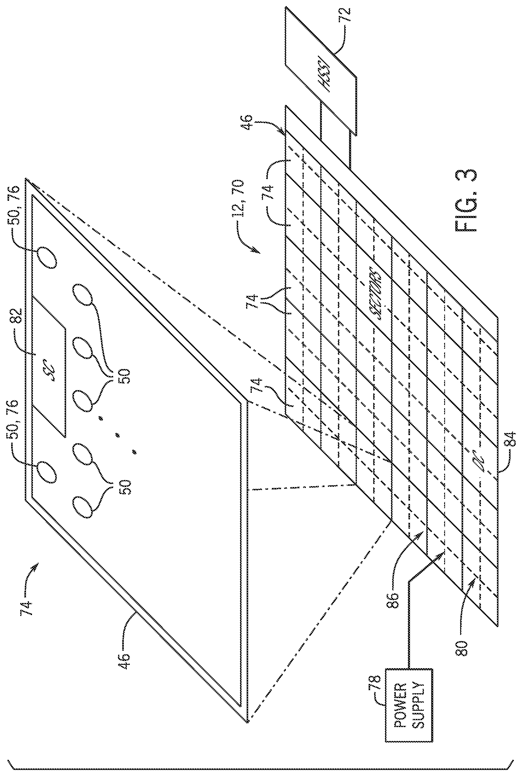 Patent US12422477 Figure 3 – Segmented row repair for programmable logic devices