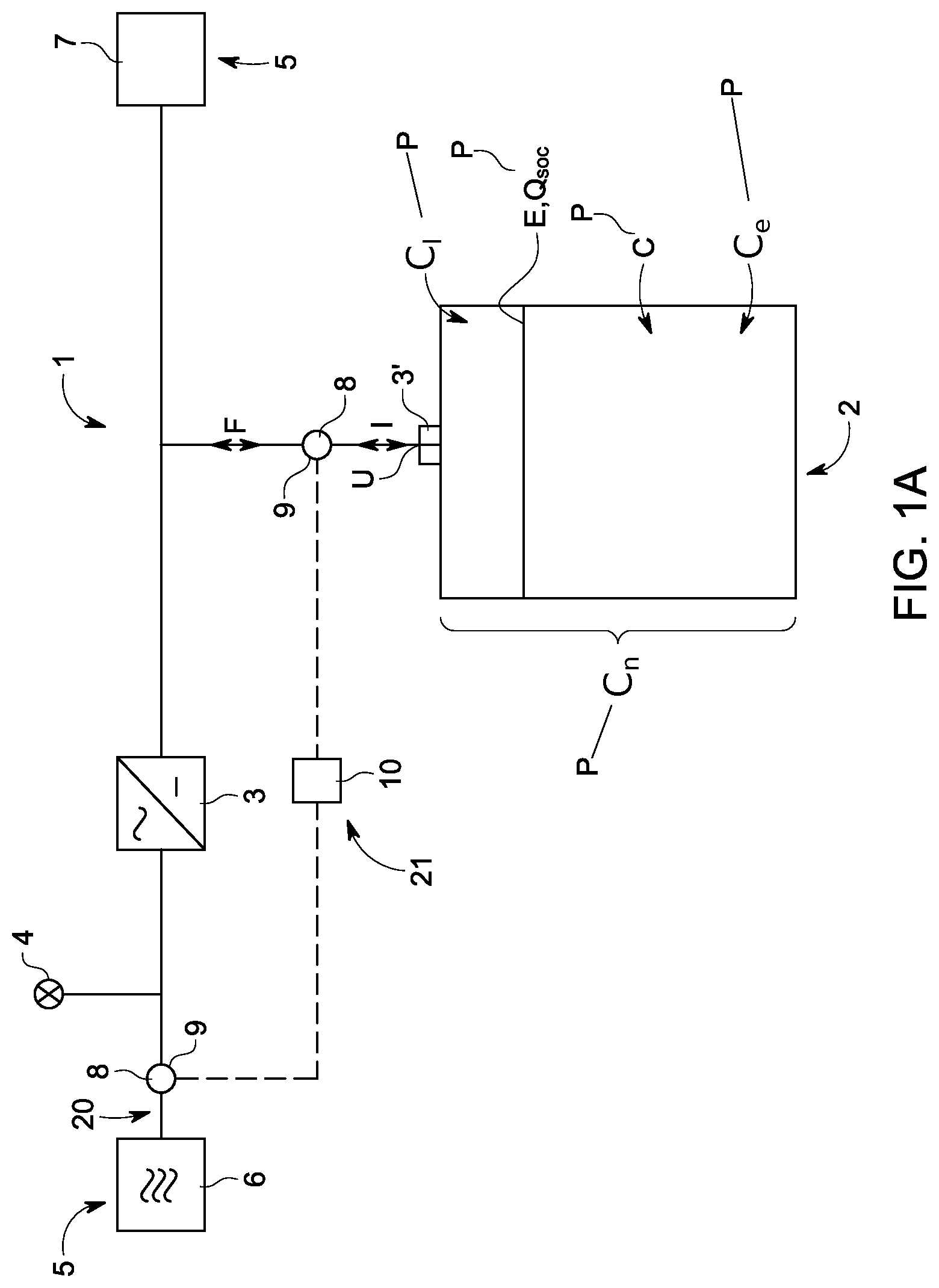 Patent US12422491 — Method and system for analyzing an electrical stored energy source and energy supply system — Figure 1