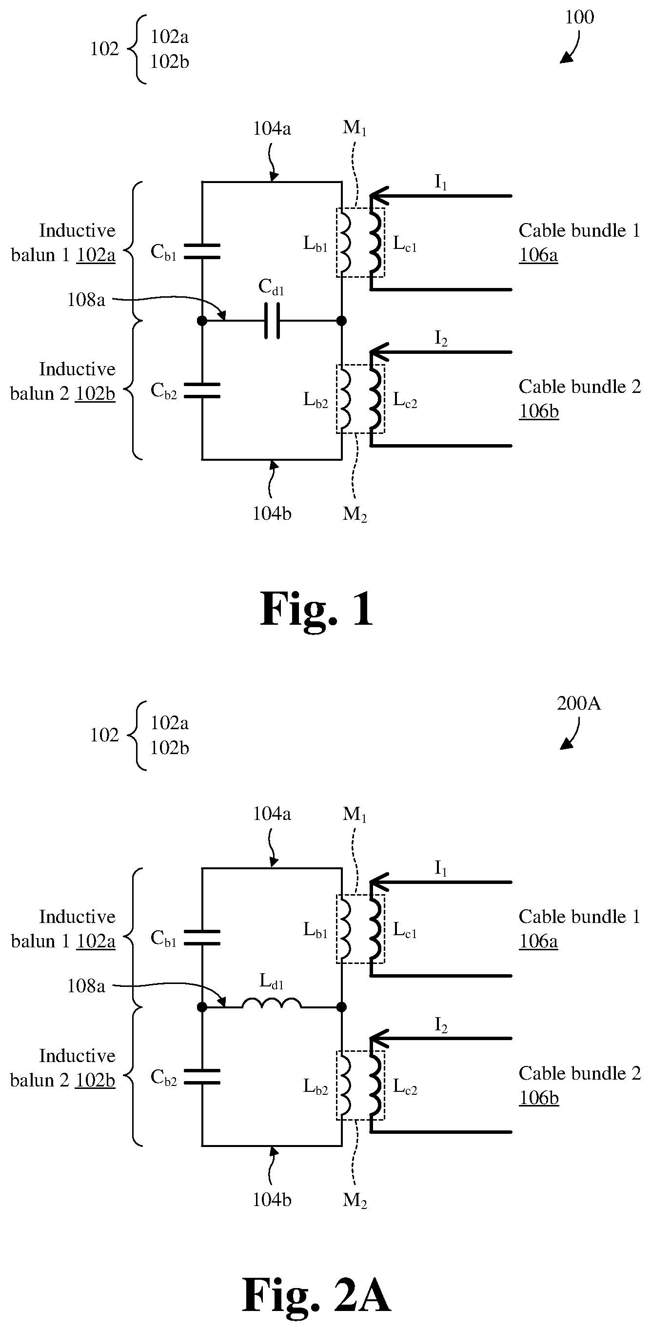 Patent US12422509 — Balun package comprising multiple inductive baluns for an MRI RF coil — Figure 1