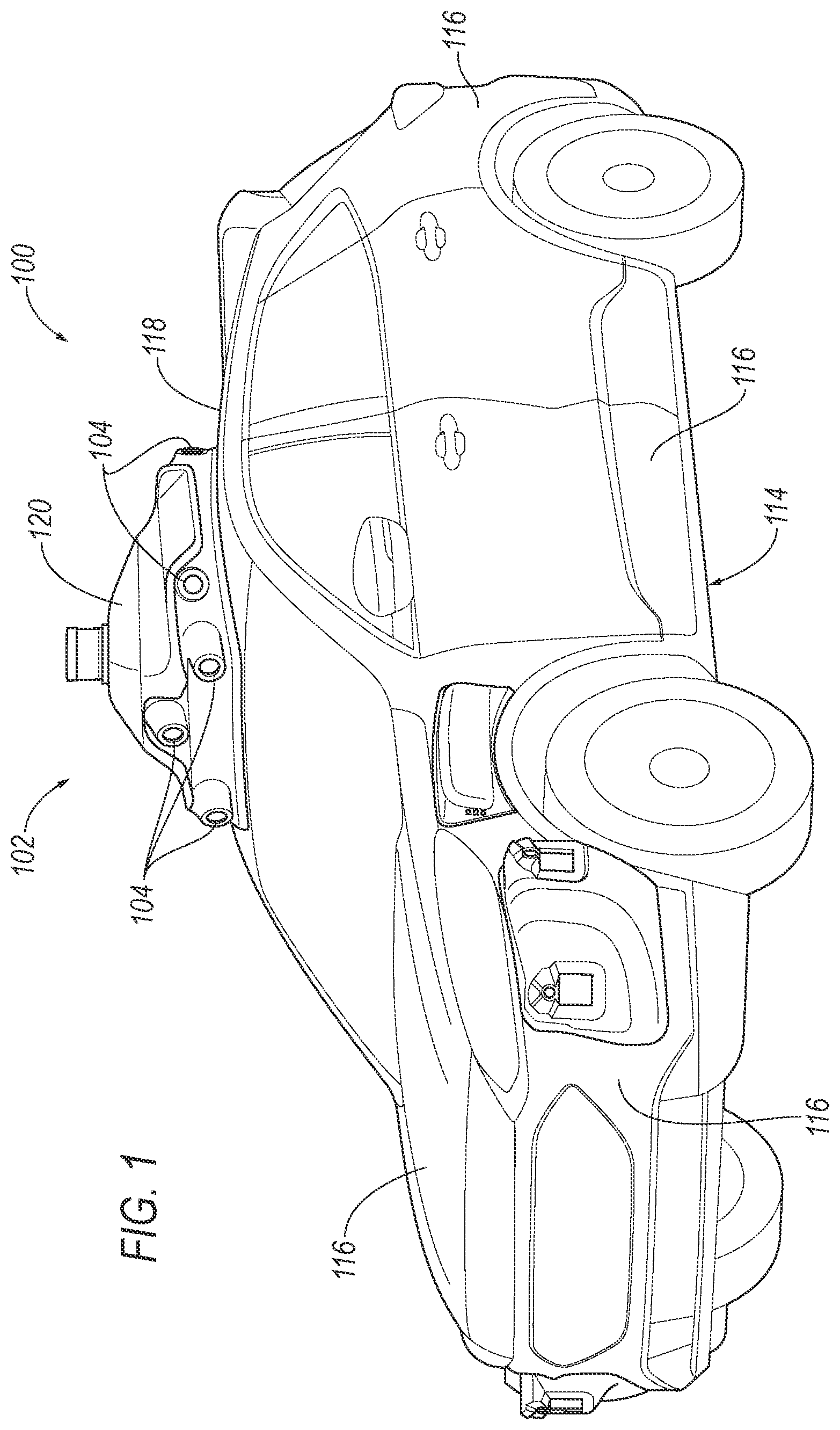 Patent US12422523 — Sensor apparatus with cleaning — Figure 1