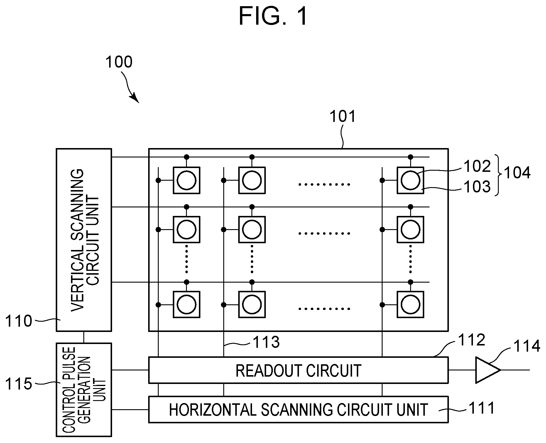 Patent US12422526 — Photoelectric conversion device and photoelectric conversion system — Figure 1