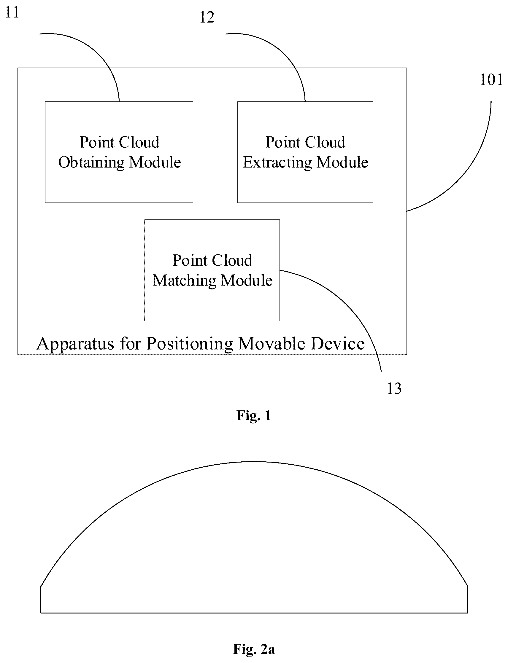 Patent US12422555 — Method and apparatus for positioning movable device, and movable device — Figure 1