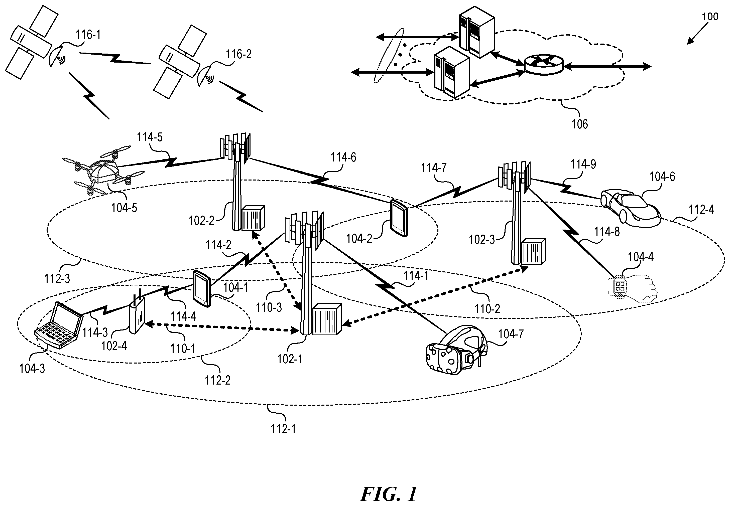 Patent US12422558 Figure 1 – Wireless handheld mobile device configured for location visualization of internet-of-things device
