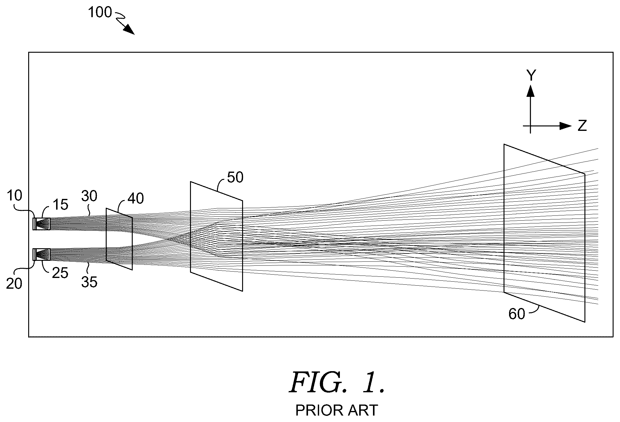 Patent US12422595 — Multi-source illuminator — Figure 1