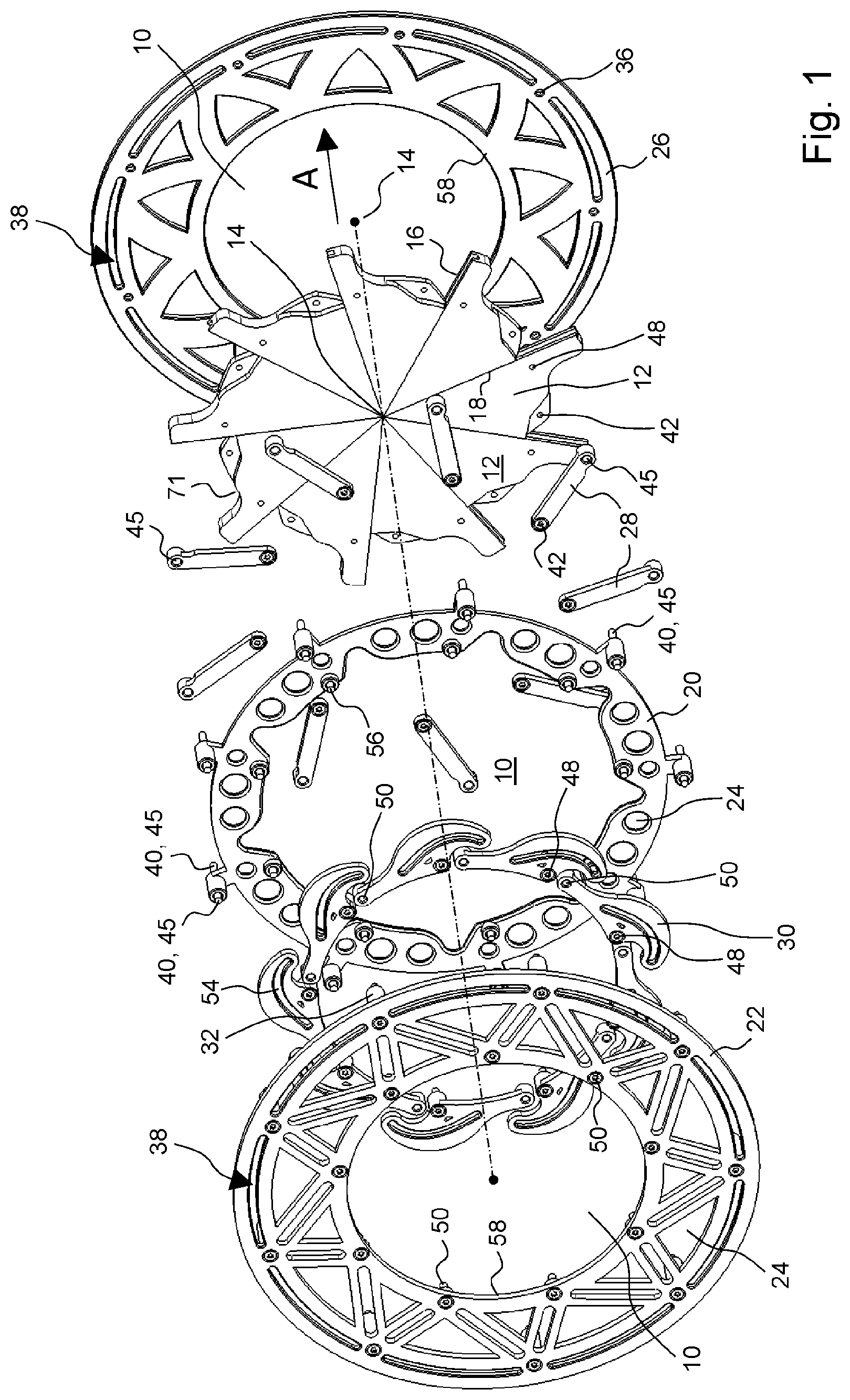 Patent US12422597 Figure 1 – Closure mechanism