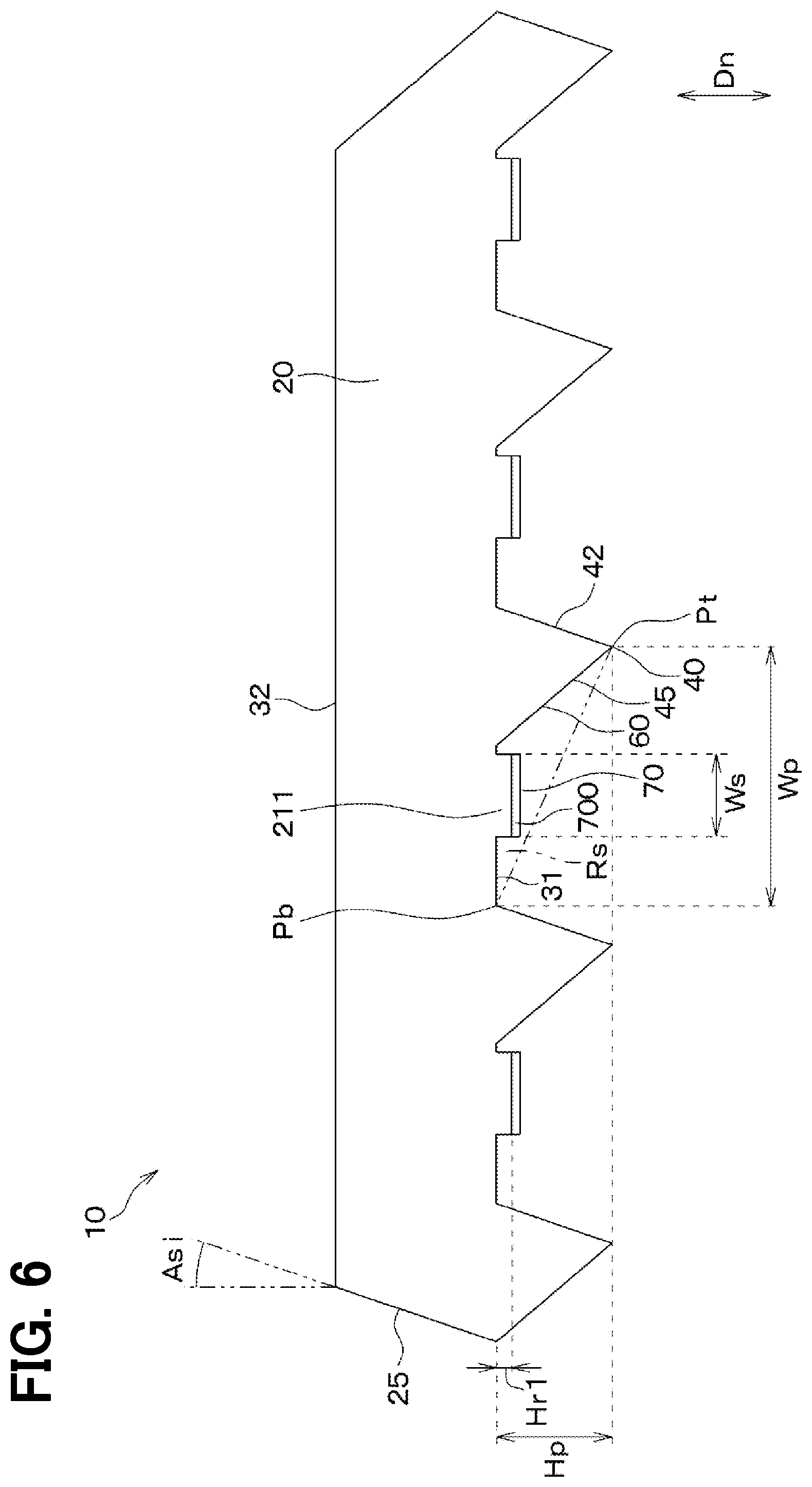 Patent US12422611 Figure 6 – Optical member