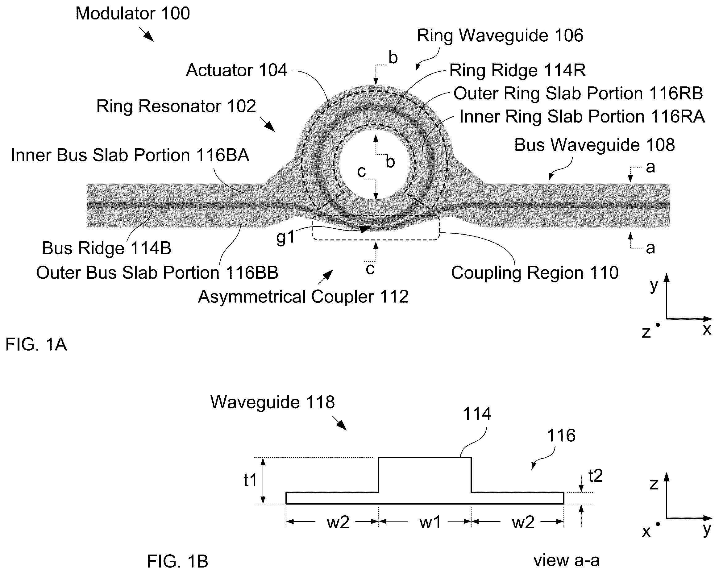 Patent US12422622 — Photonic systems comprising an asymmetric coupler and methods of fabrication — Figure 1