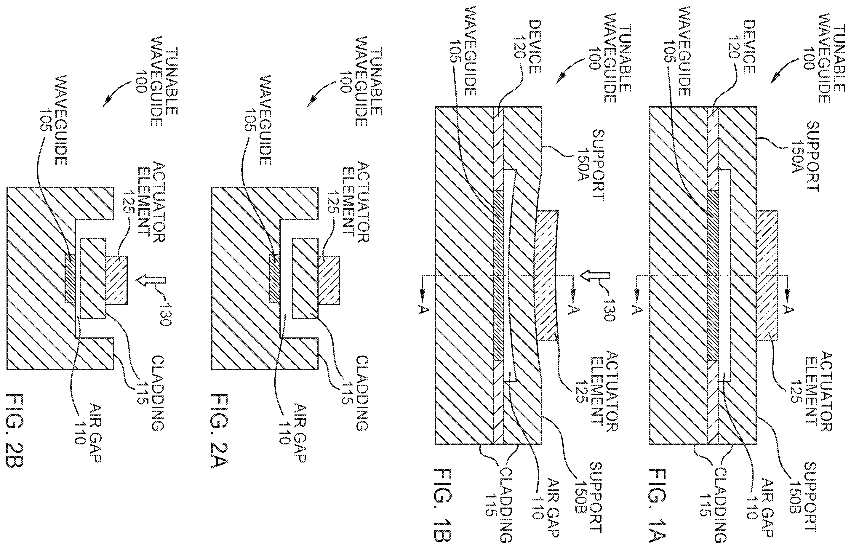 Patent US12422624 — Tunable silicon nitride waveguide structure — Figure 1