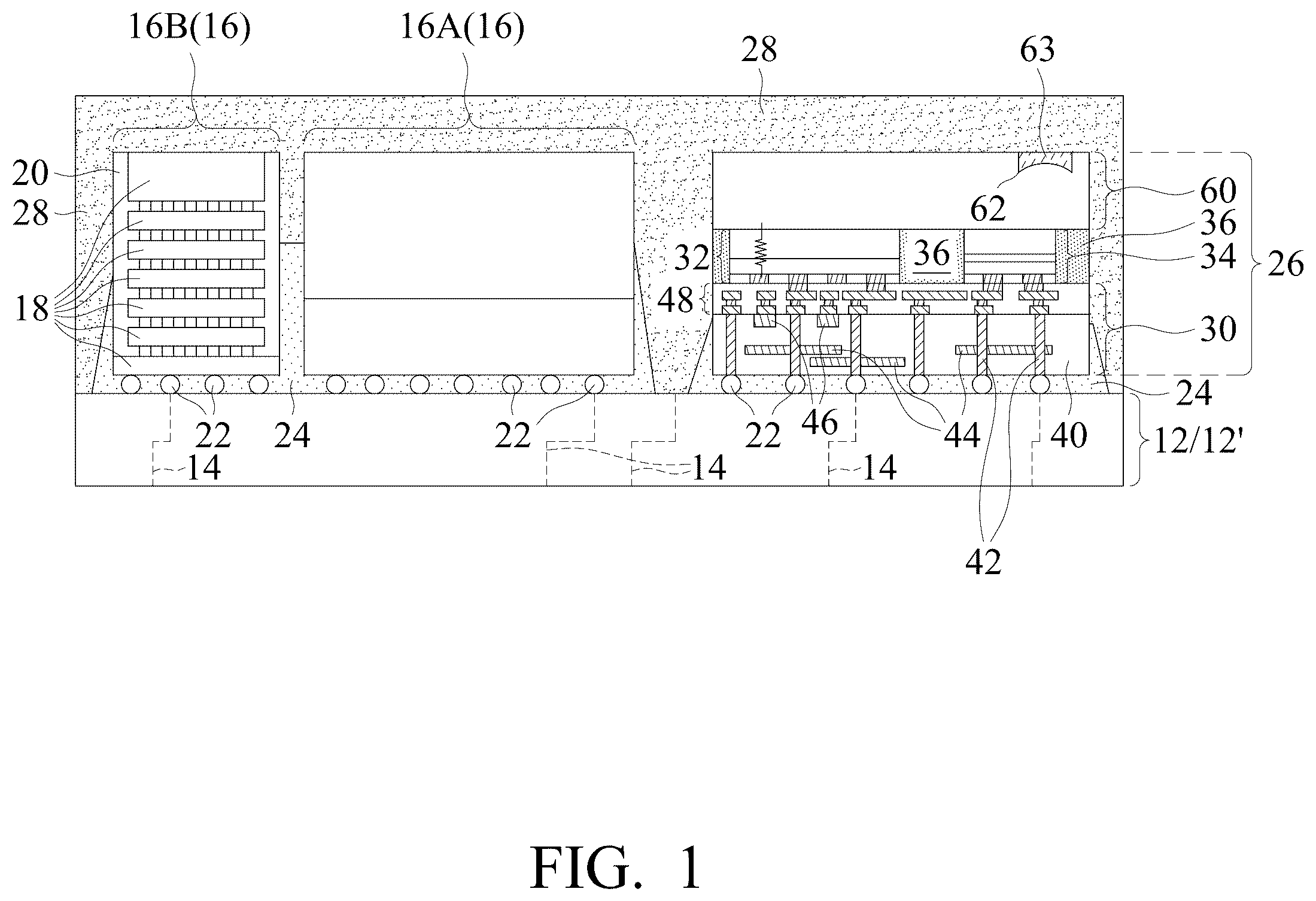 Patent US12422635 Figure 1 – Thermo-electric cooler for dissipating heat of optical engine
