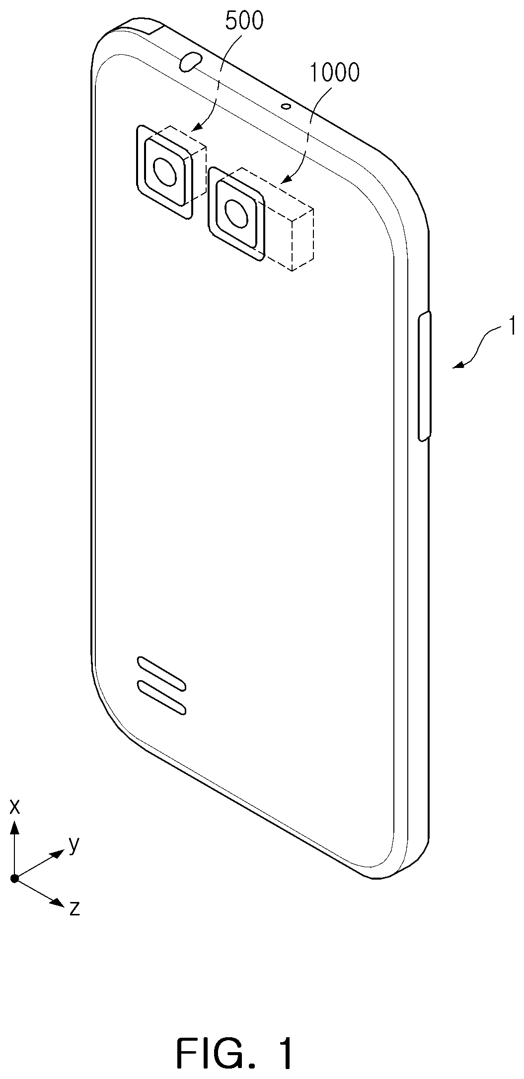 Patent US12422642 — Camera module — Figure 1