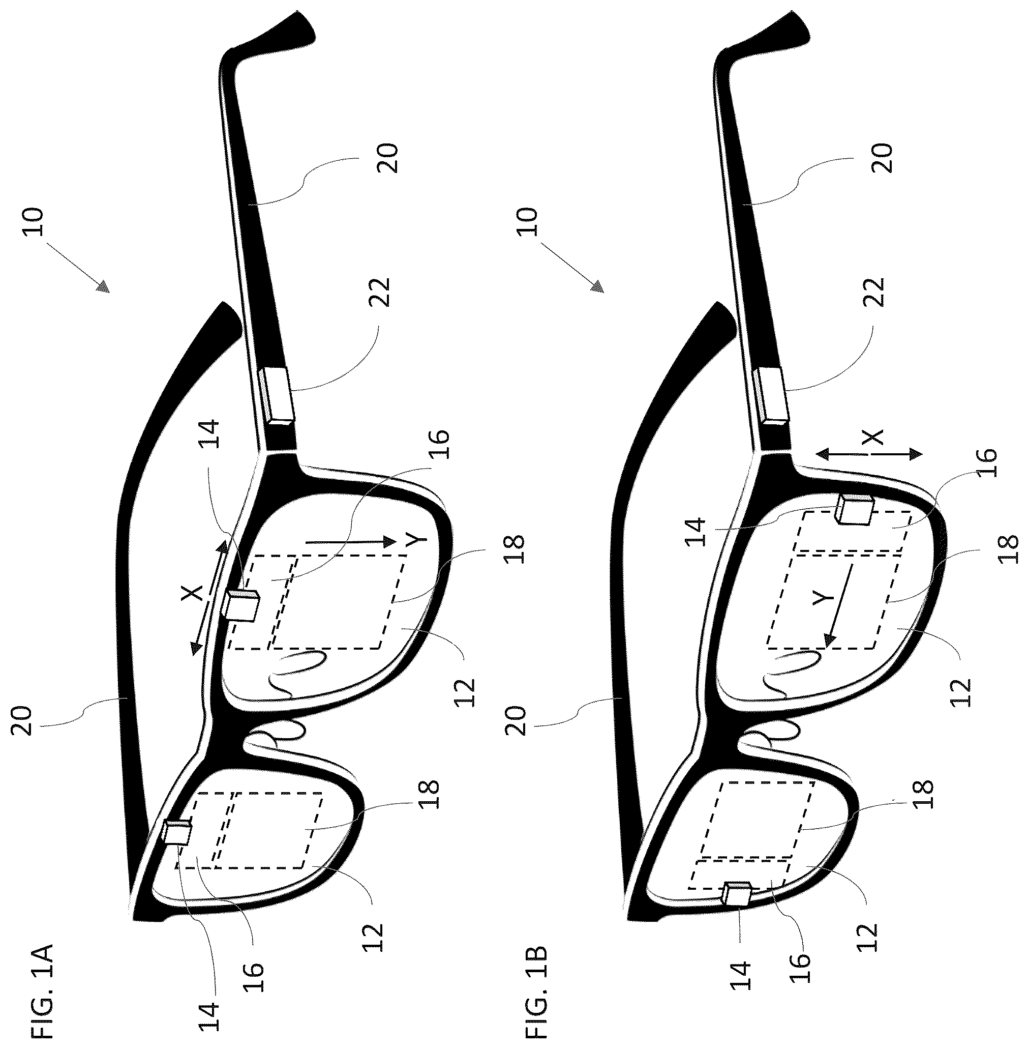 Patent US12422680 Figure 1 – Optical systems including light-guide optical elements with two-dimensional expansion