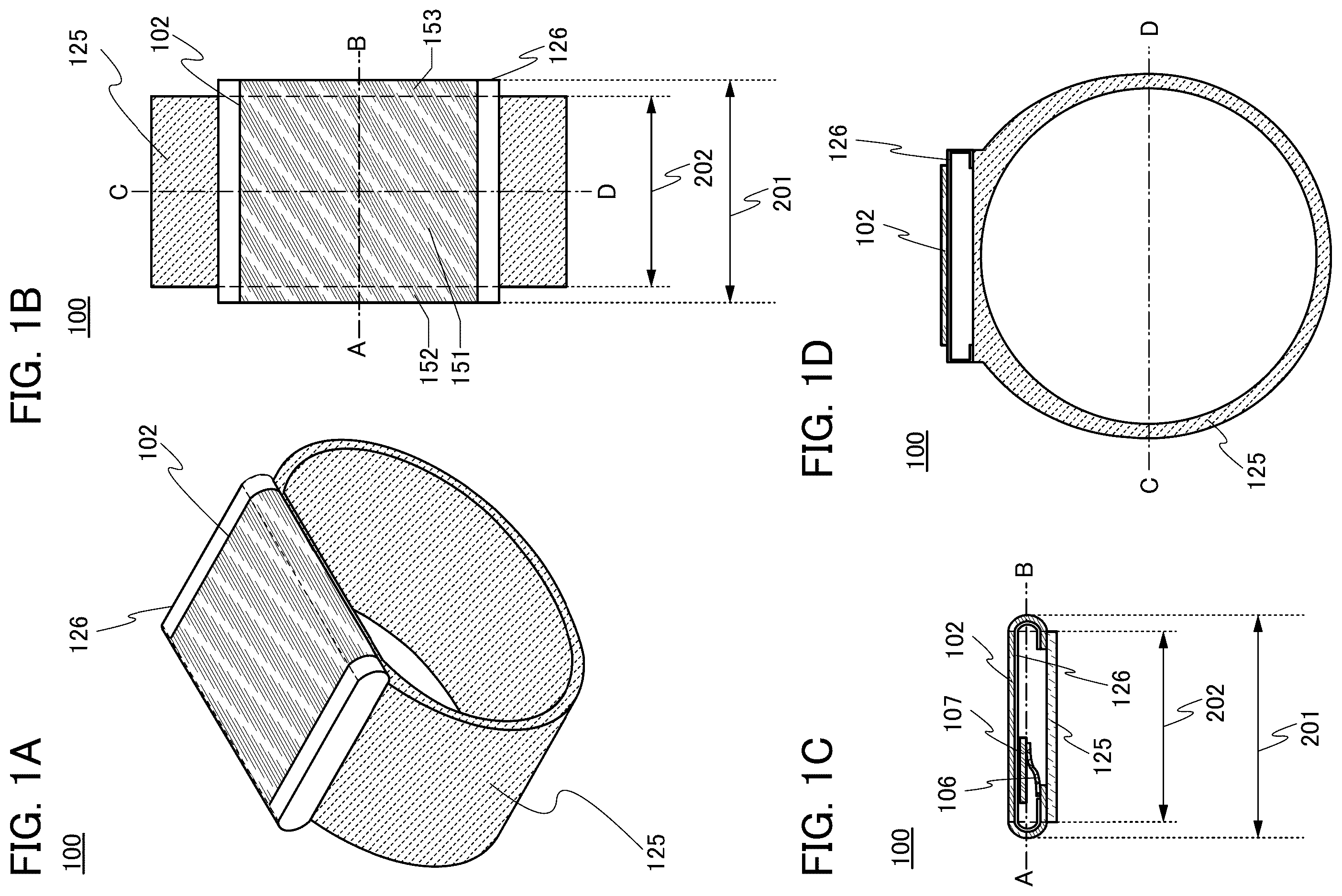 Patent US12422708 Figure 1 – Electronic device