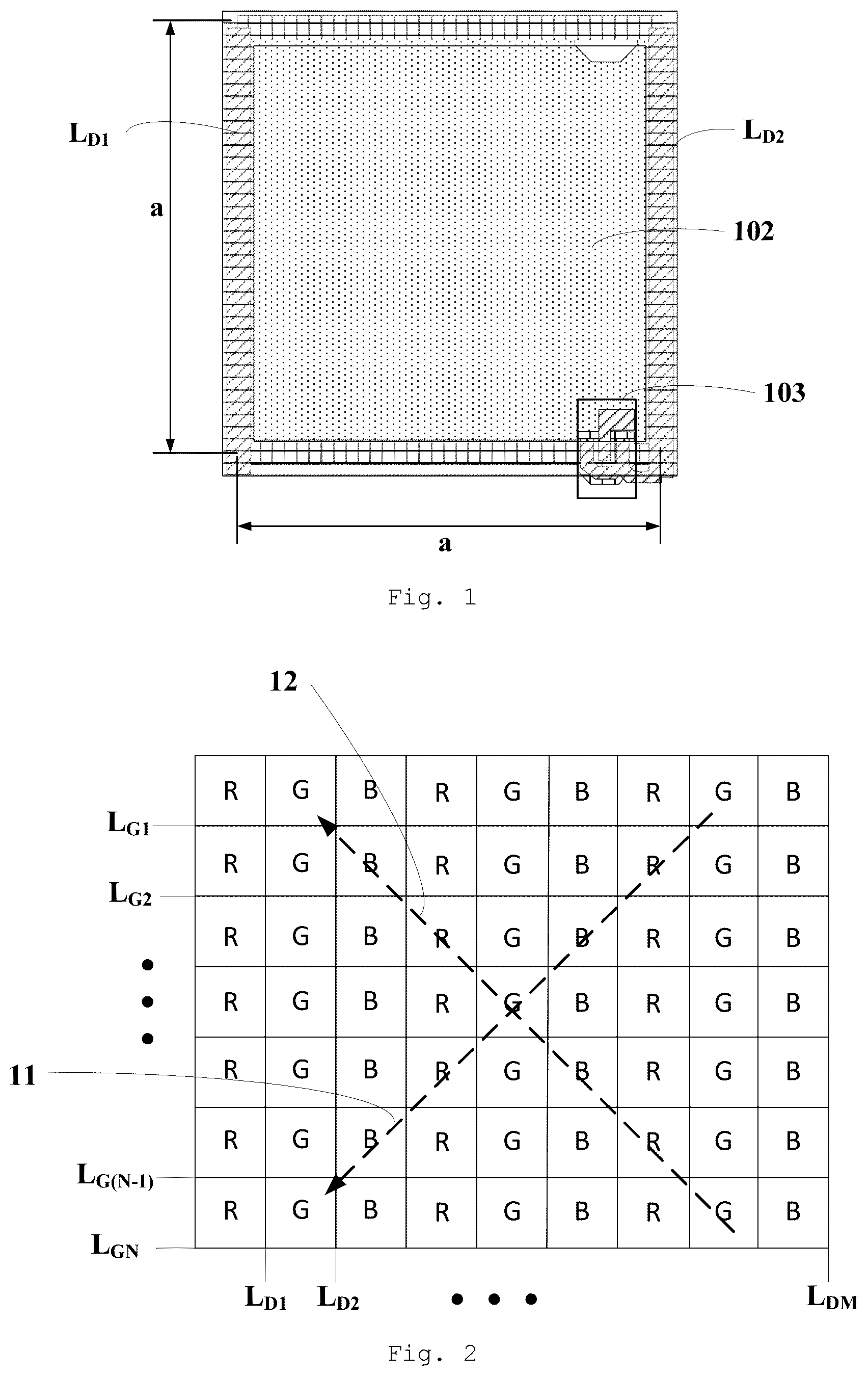 Patent US12422719 Figure 1 – Display panel and display device