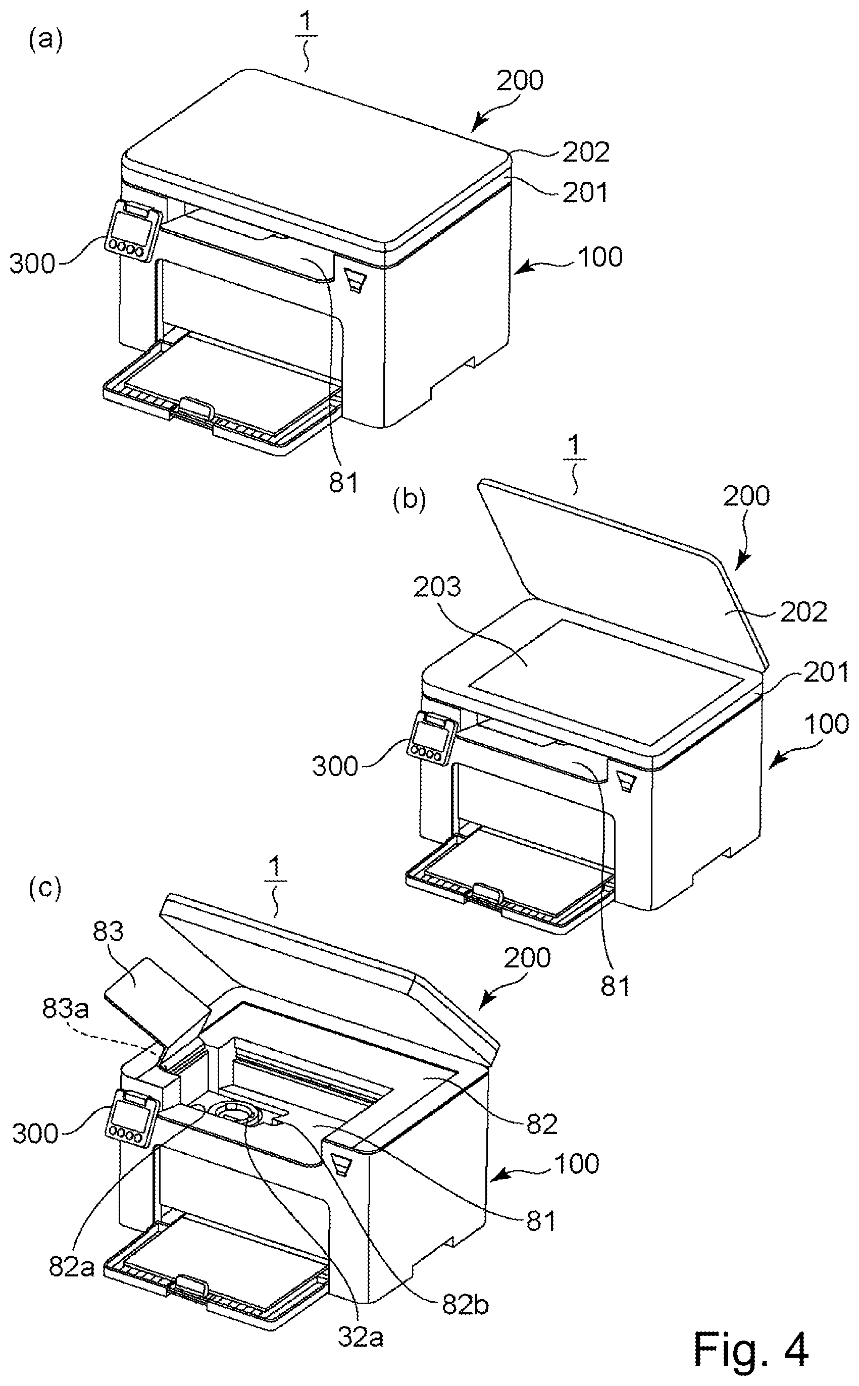 Patent US12422765 Figure 4 – Toner container including a pouch and portions supporting the pouch