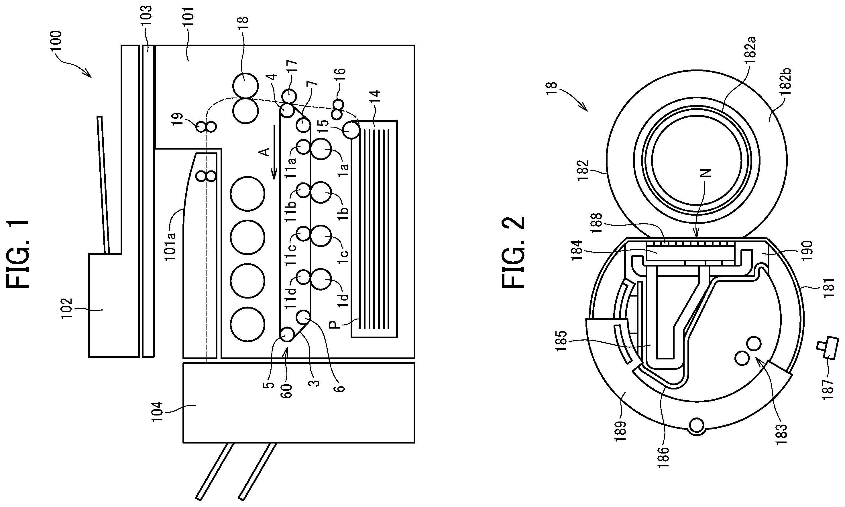 Patent US12422766 — Fixing device and image forming apparatus incorporating same — Figure 1