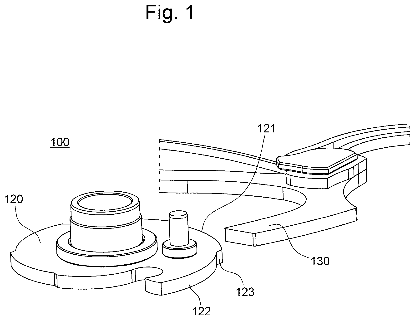 Patent US12422782 — Safety device and striking-work mechanism — Figure 1