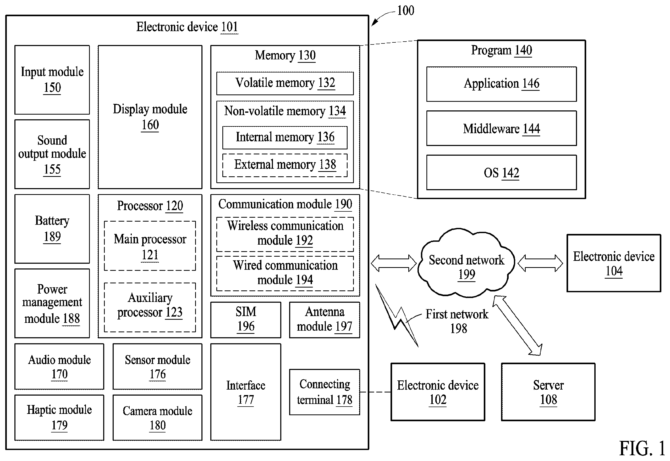 Patent US12422786 — Wearable electronic device — Figure 1