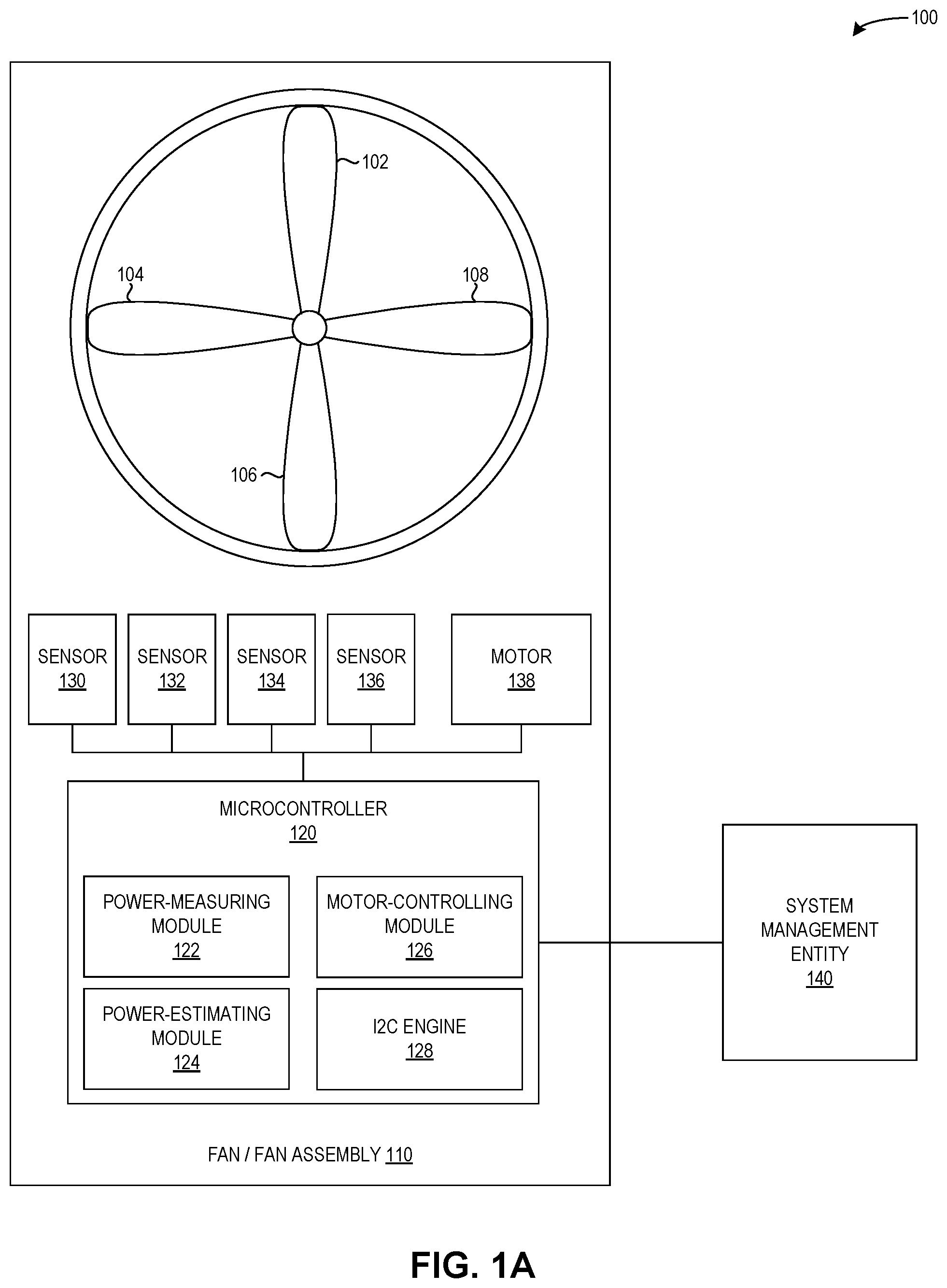 Patent US12422809 — Fan enhancements to improve server performance and quality — Figure 1