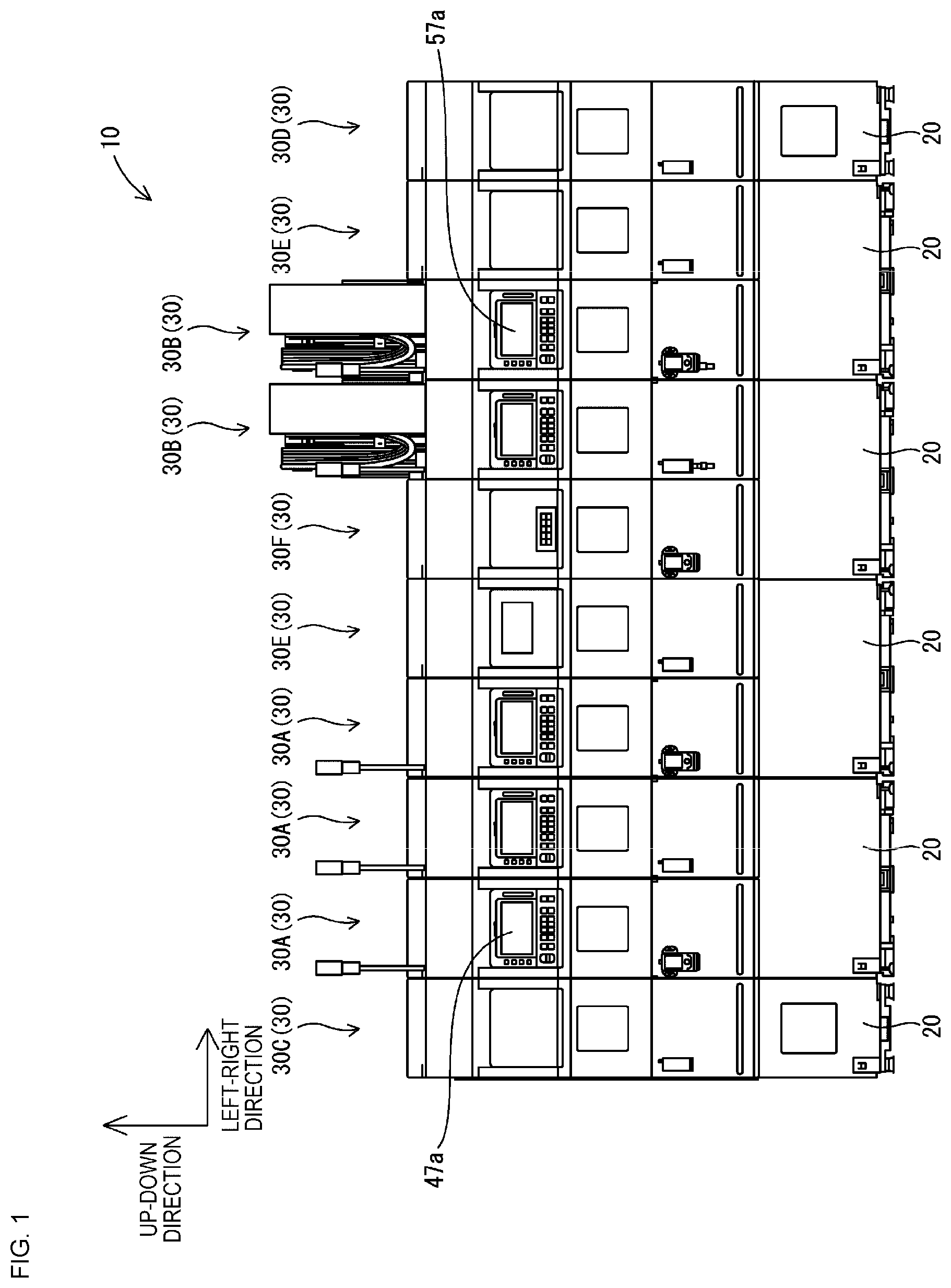 Patent US12422823 — Workpiece machining device — Figure 1