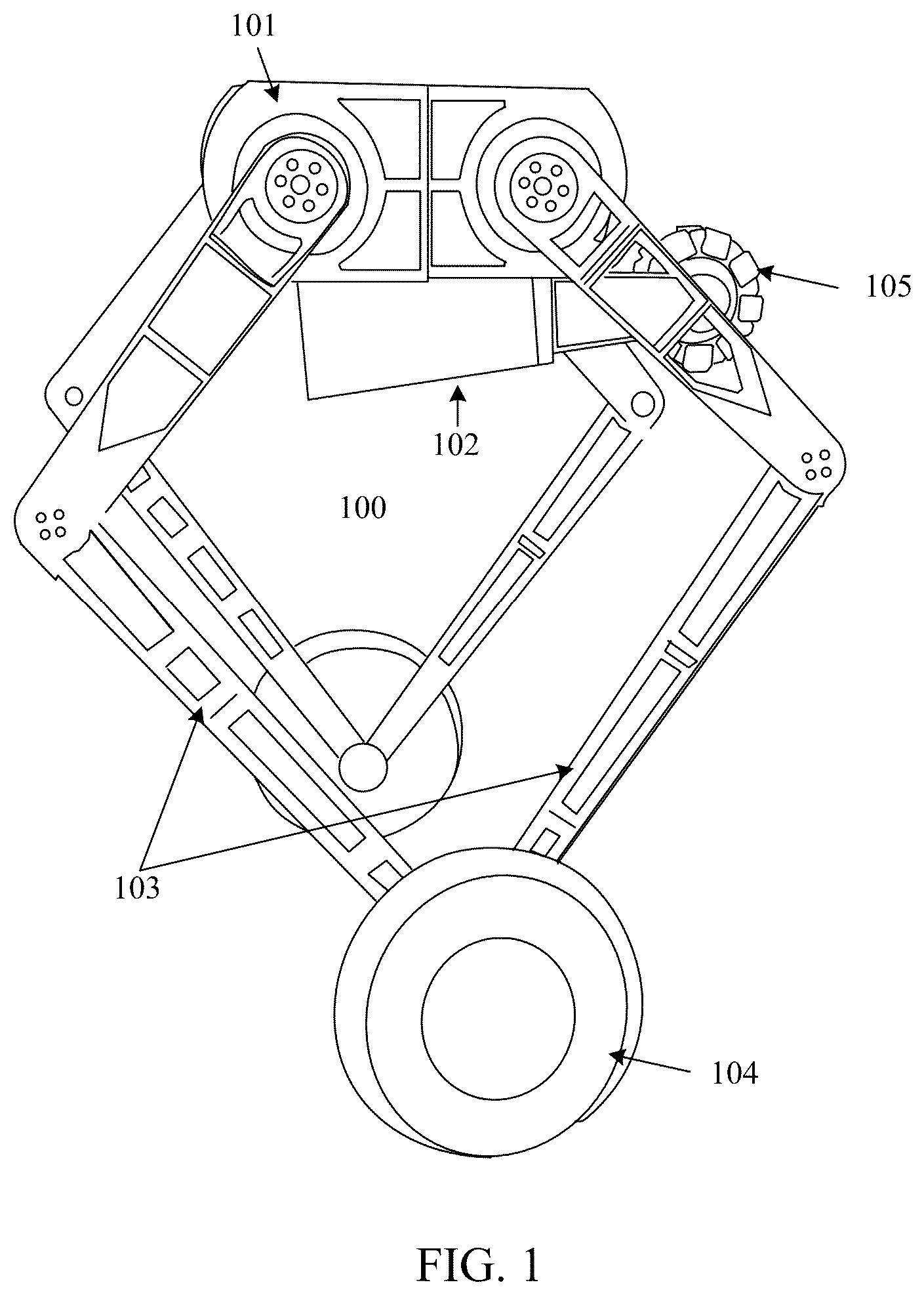 Patent US12422849 — Method for building controller for robot, method, device for controlling motion of robot, and robot — Figure 1