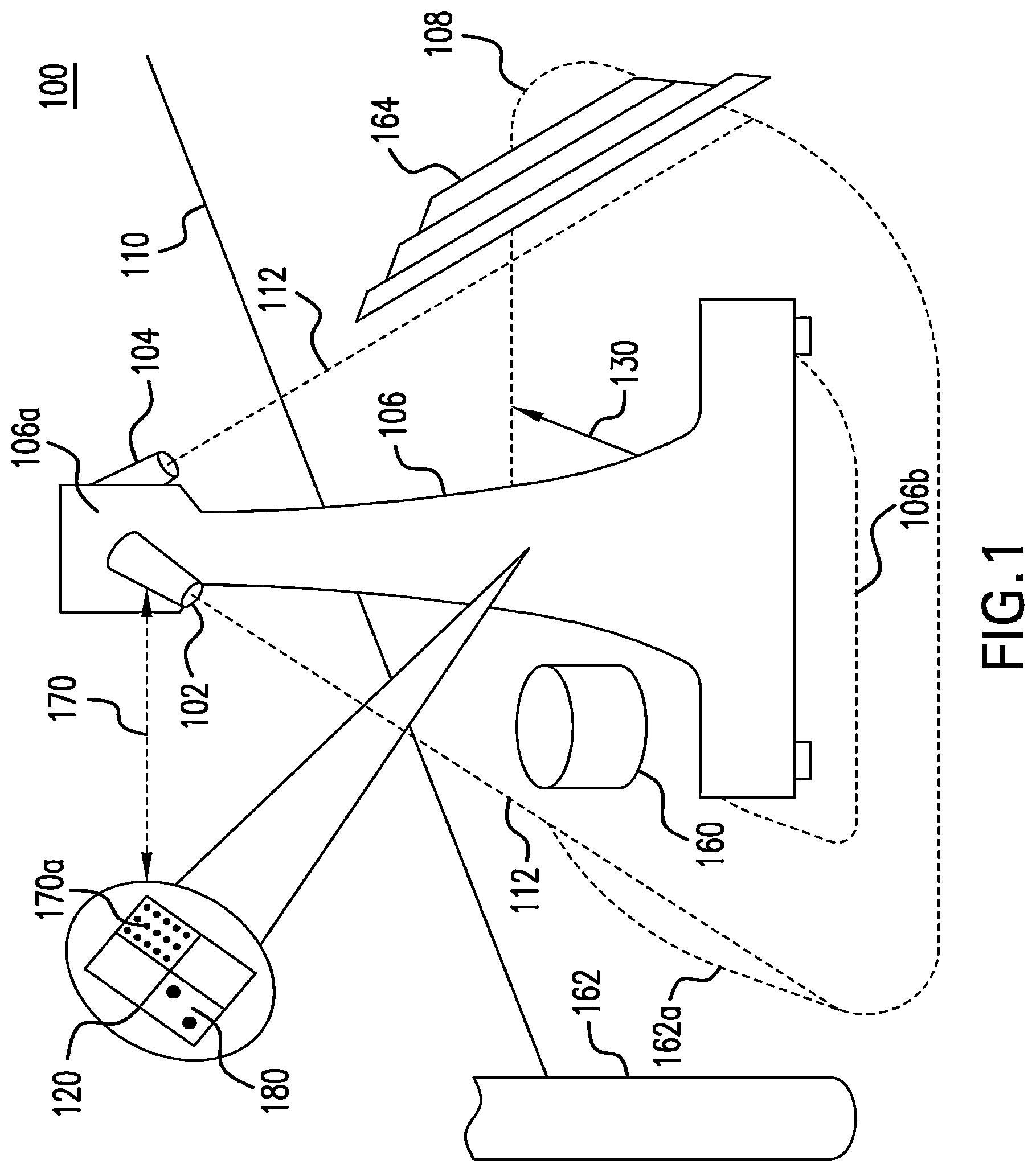 Patent US12422853 — Apparatus, system, and method of using depth assessment for autonomous robot navigation — Figure 1