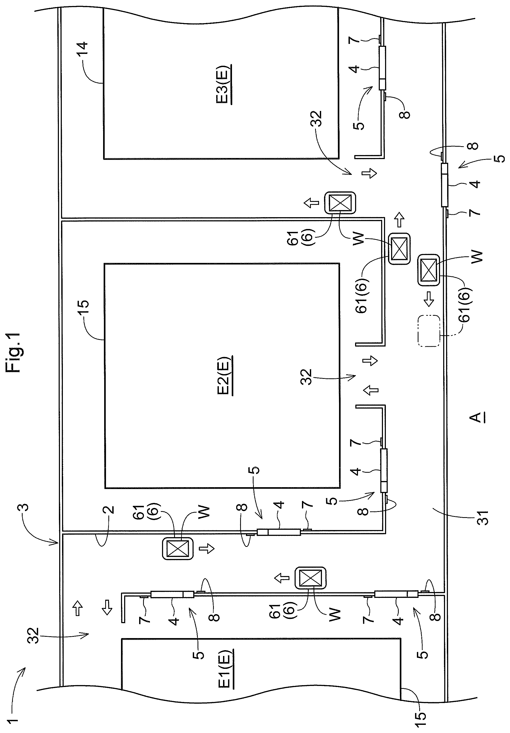 Patent US12422862 — Self-driving device control system — Figure 1