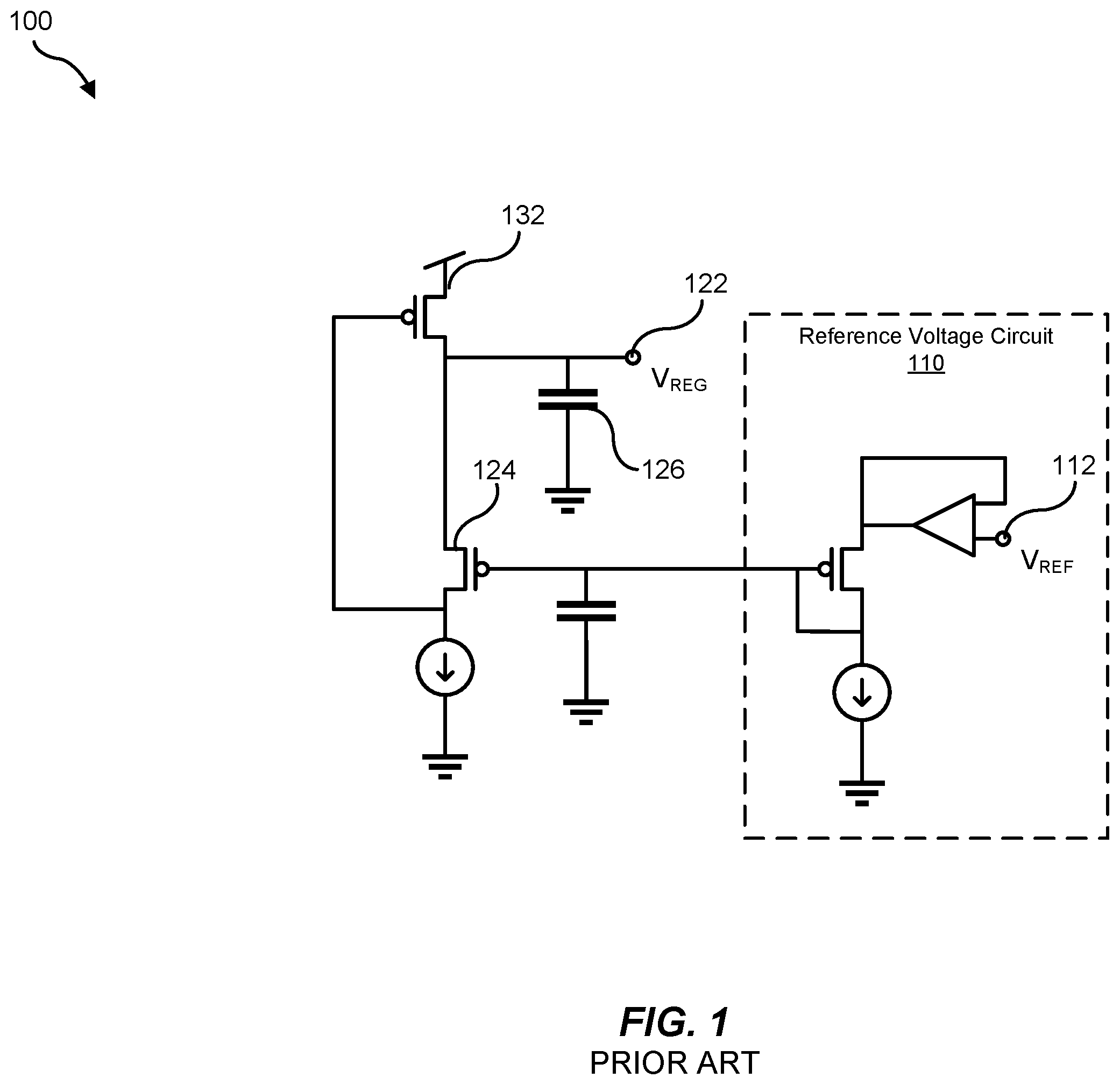Patent US12422872 — Fast settling voltage regulator — Figure 1