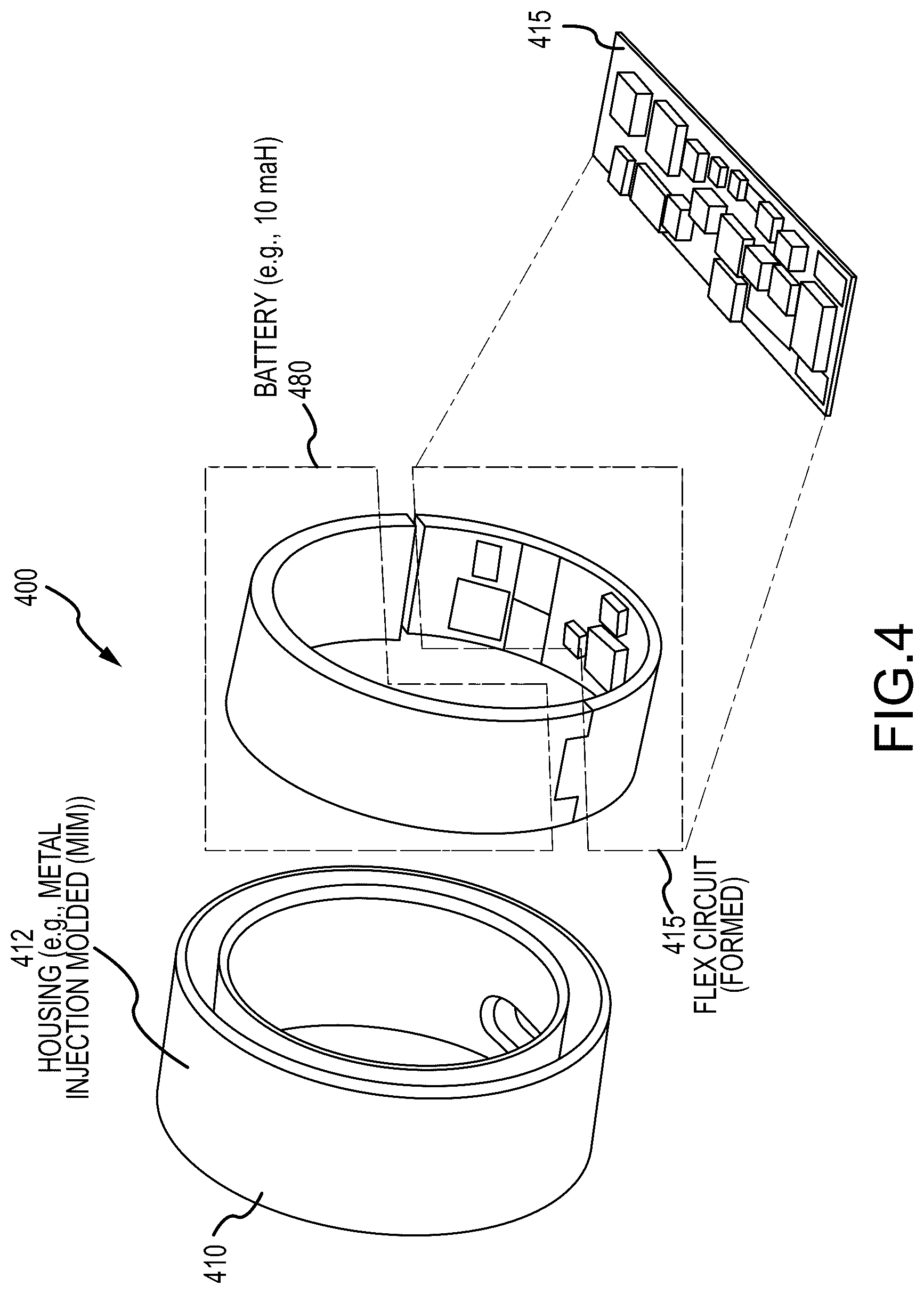 Patent US12422889 Figure 8 – Wearable computing device