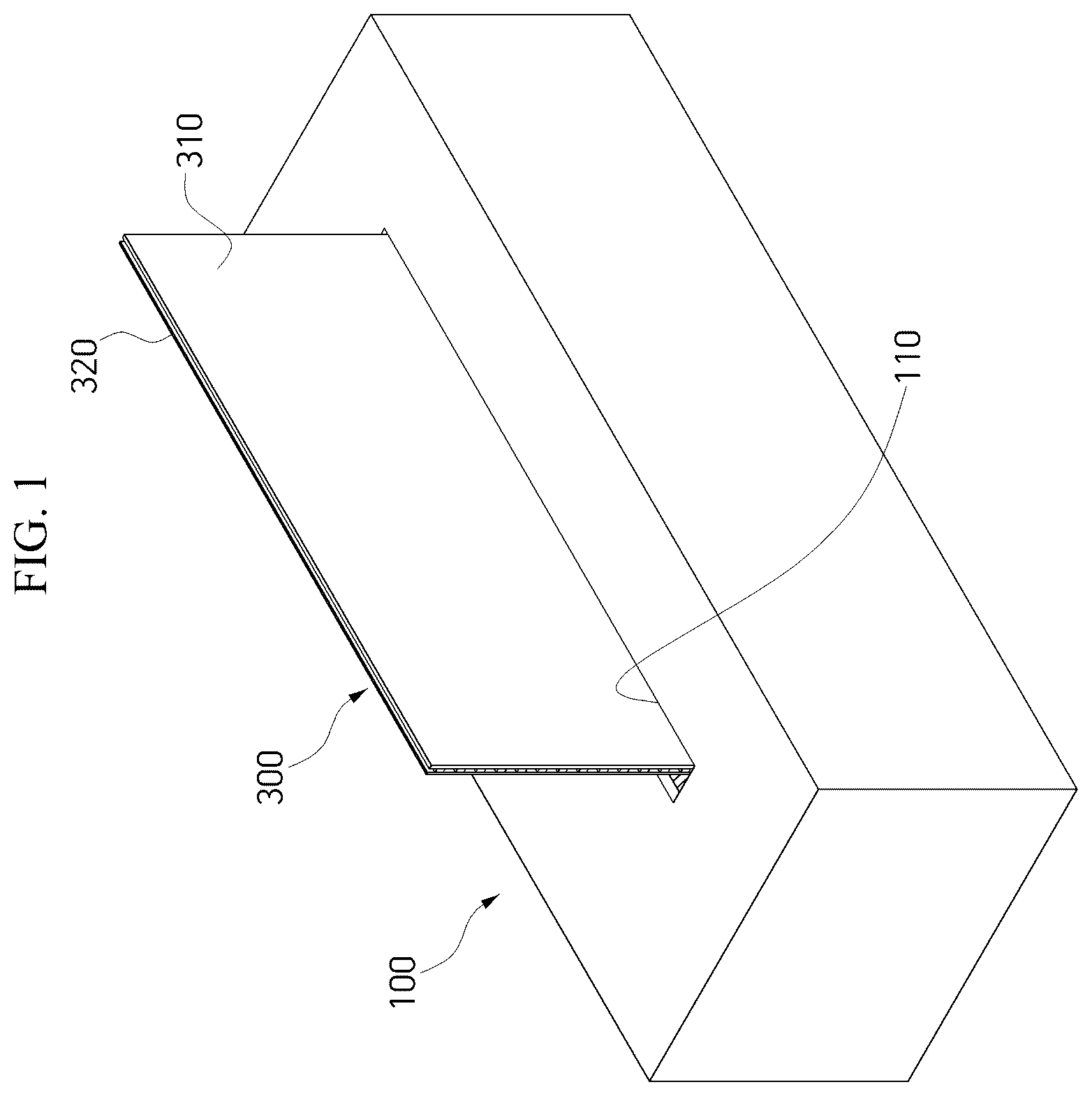 Patent US12422892 Figure 1 – Rollable display device for vehicle