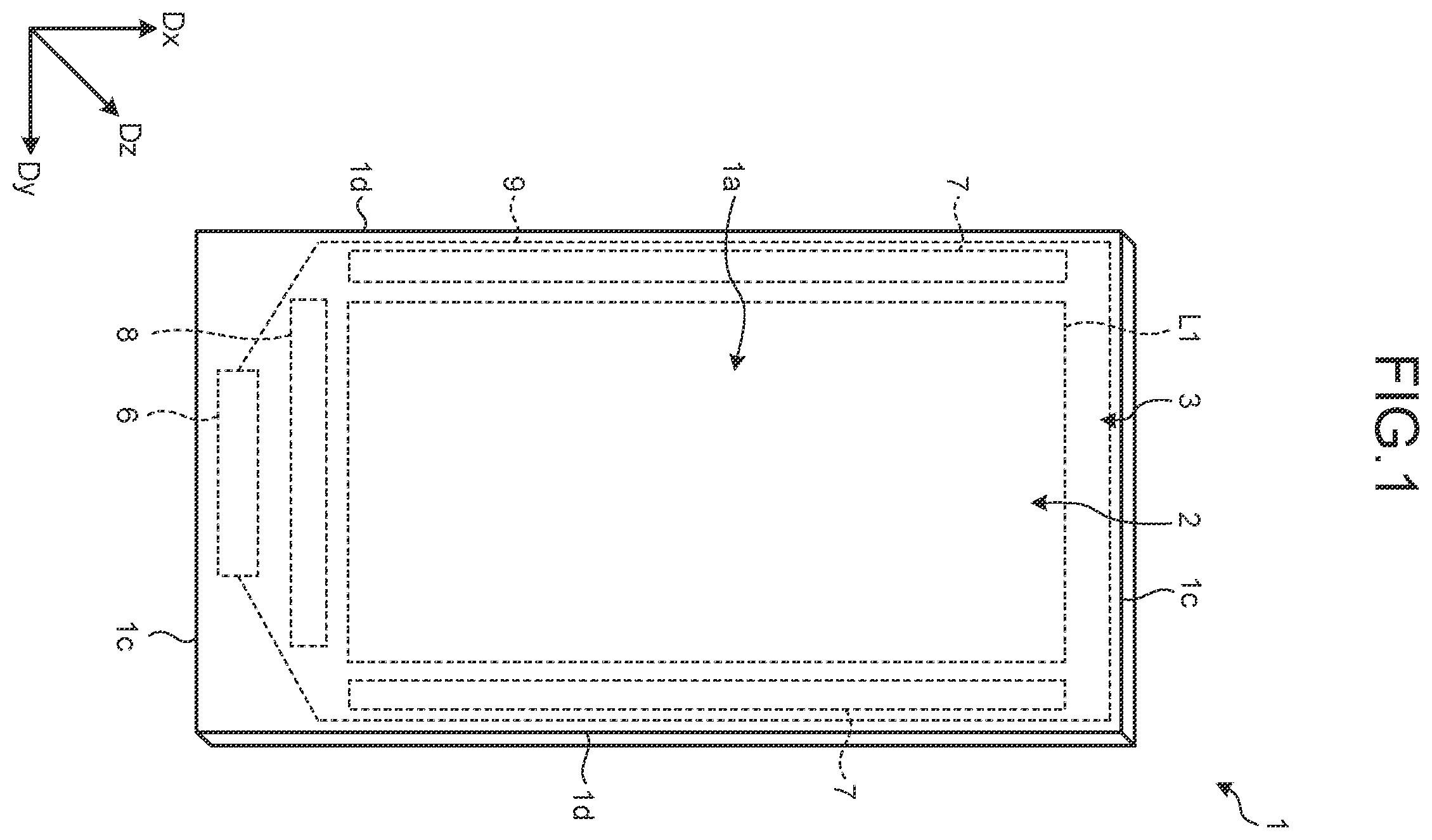 Patent US12422894 — Stretchable device — Figure 1