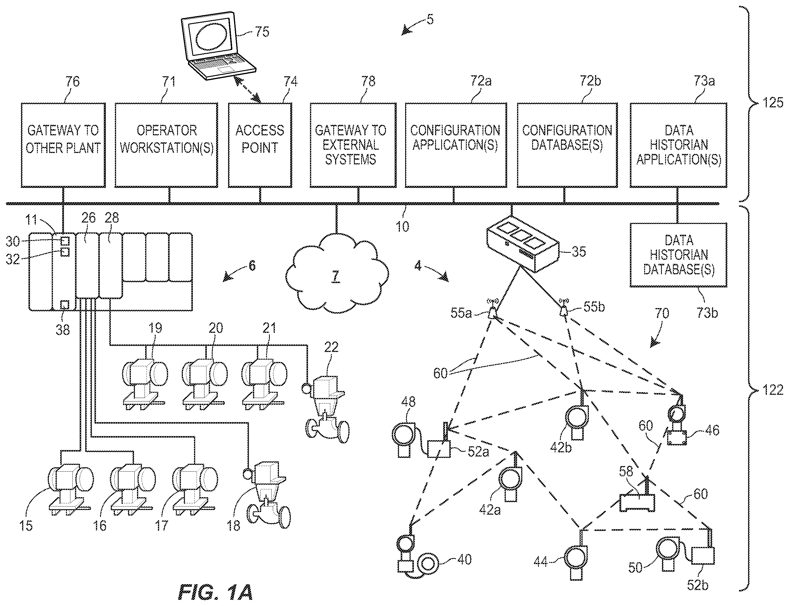 Patent US12422901 — Smart functionality for discrete field devices and signals — Figure 1
