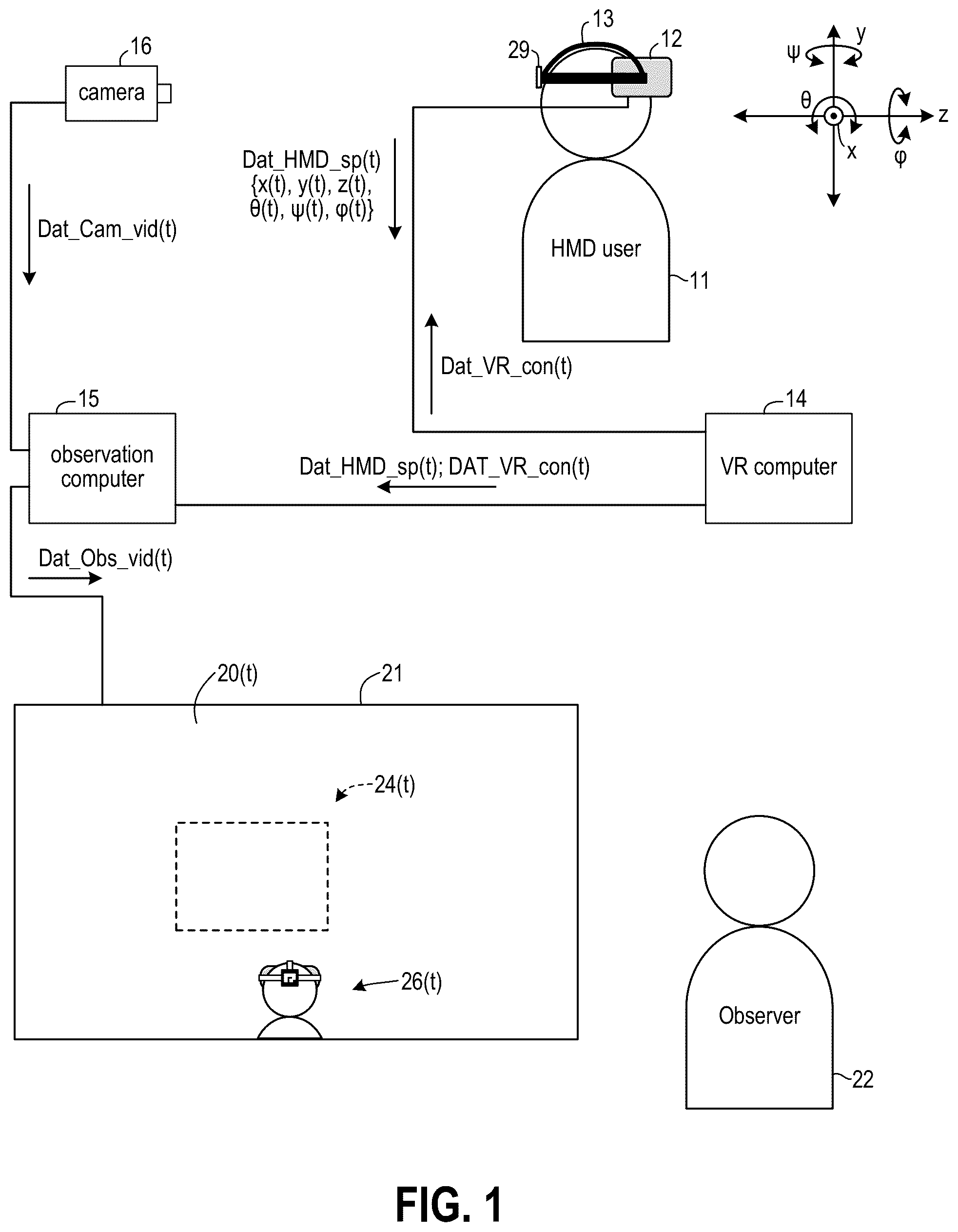 Patent US12422918 — Systems and methods for providing observation scenes corresponding to extended reality (XR) content — Figure 1
