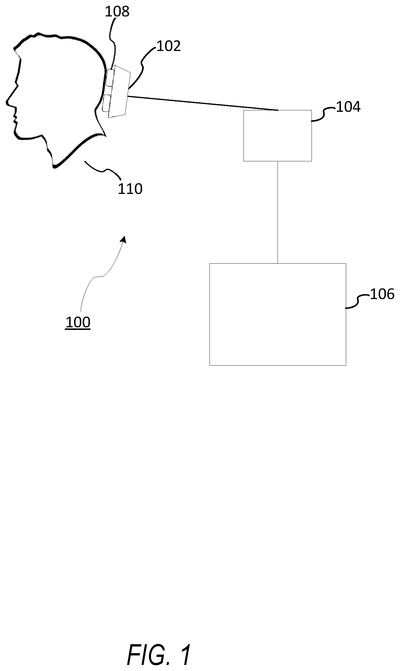 Patent US12422927 Figure 1 – Brain-computer interface