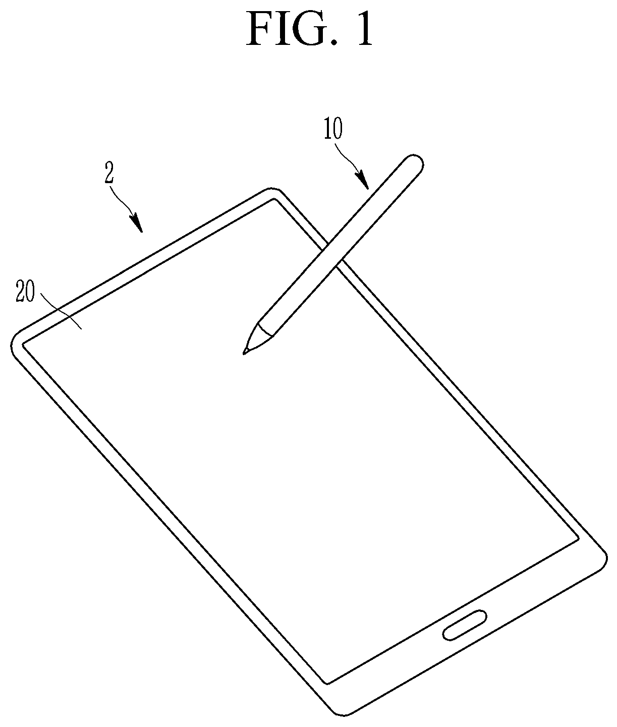Patent US12422953 — Stylus pen, antenna module, touch sensor, and electronic device — Figure 1