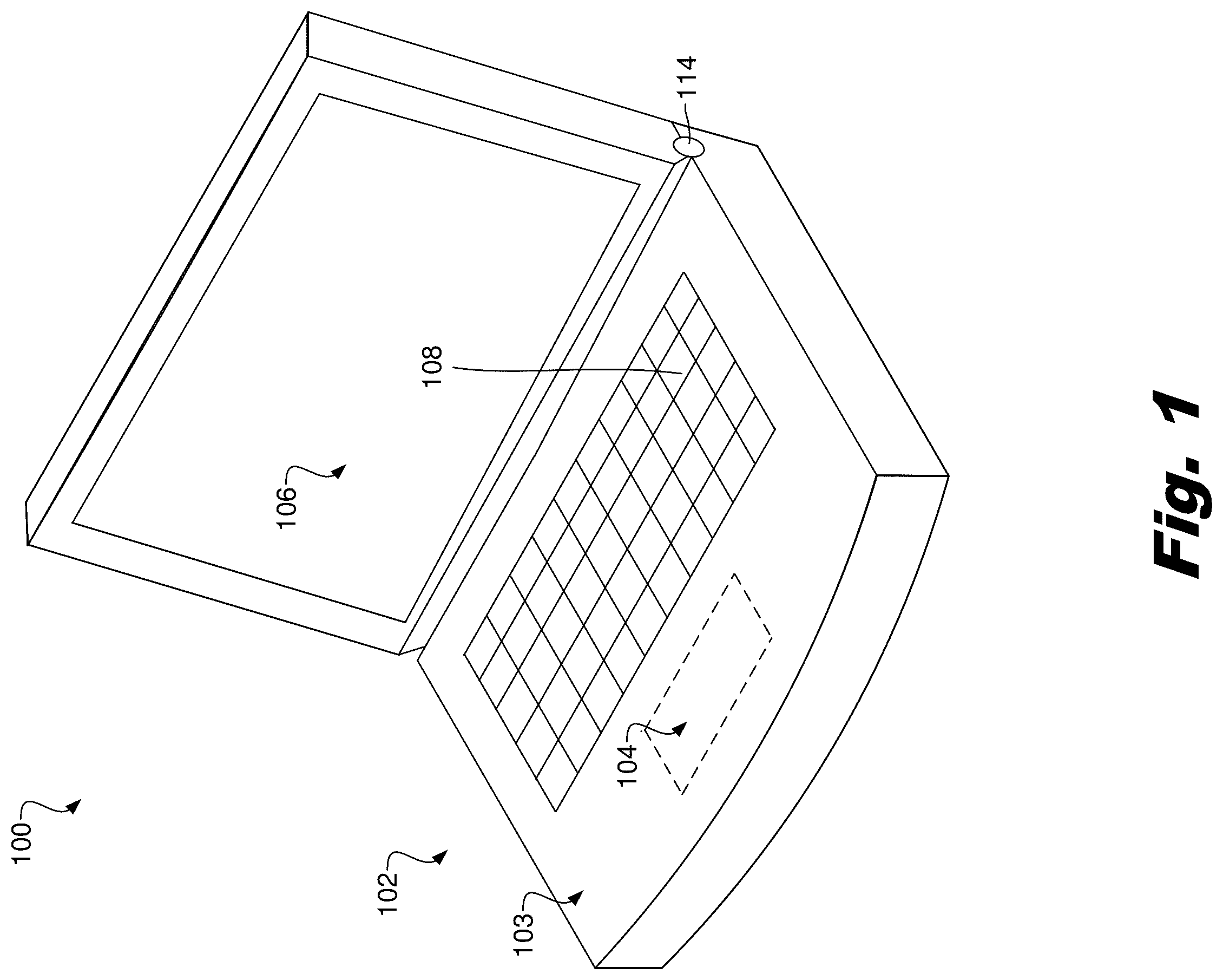 Patent US12422960 — Determining an unprompted input — Figure 1