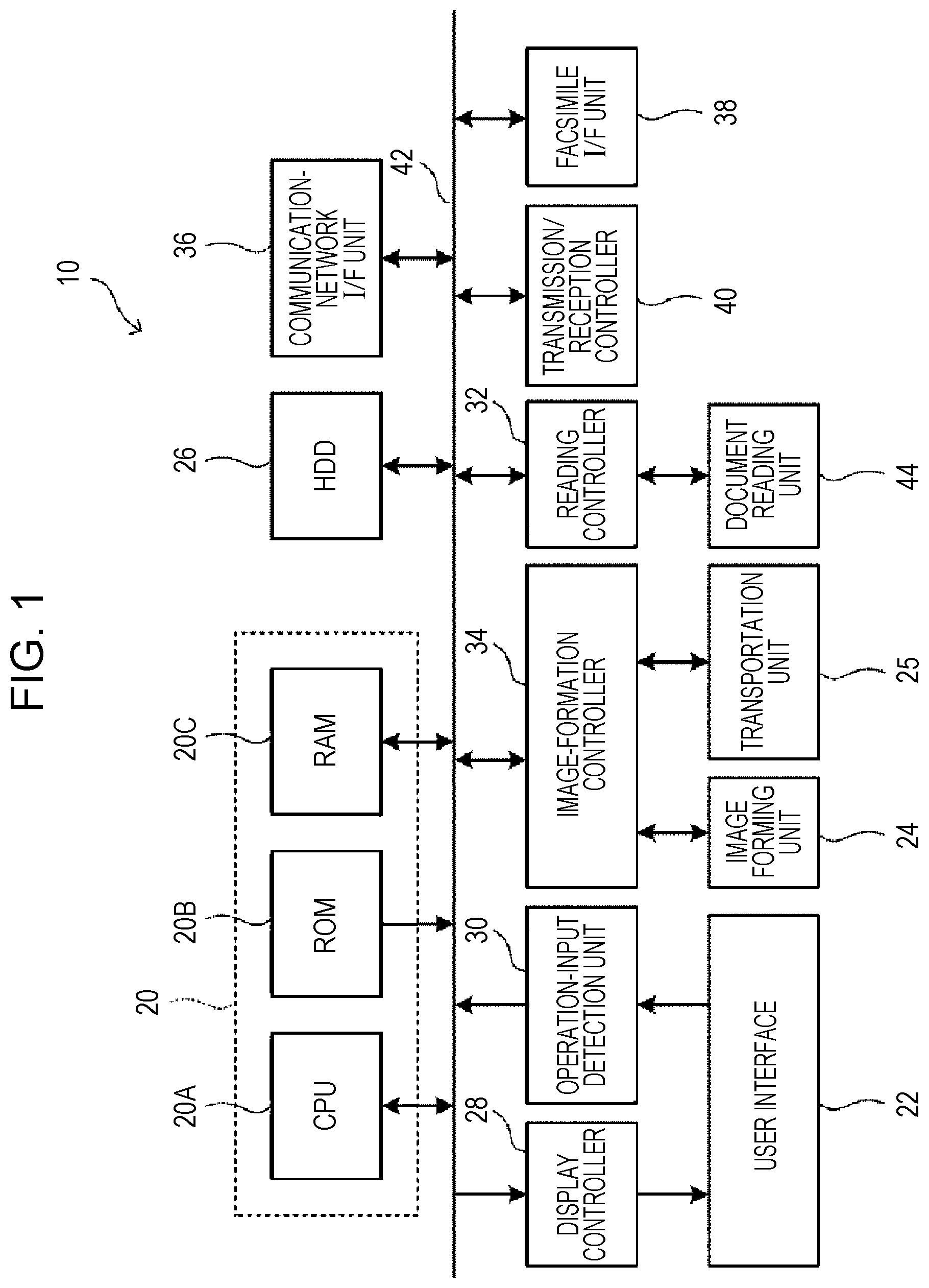 Patent US12422972 — Information processing apparatus, information processing system, and non-transitory computer readable medium — Figure 1