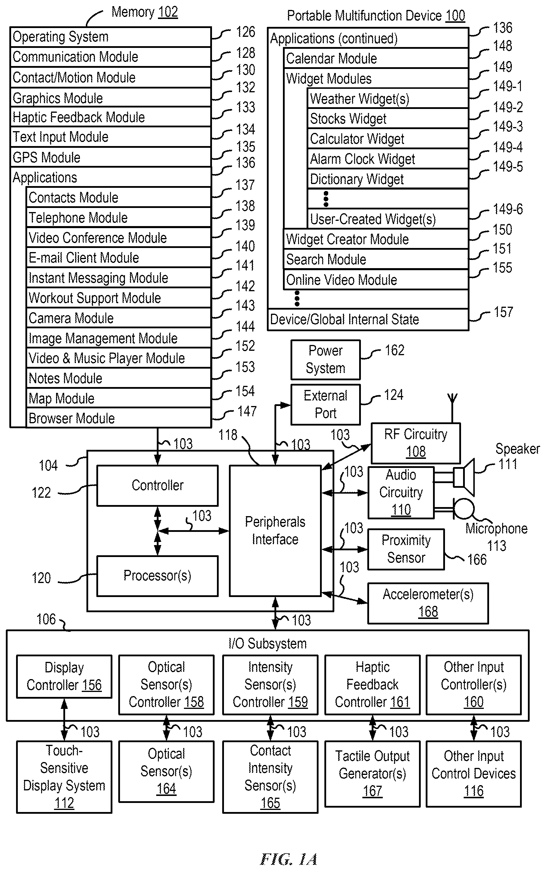 Patent US12422979 — Handwriting keyboard for screens — Figure 1