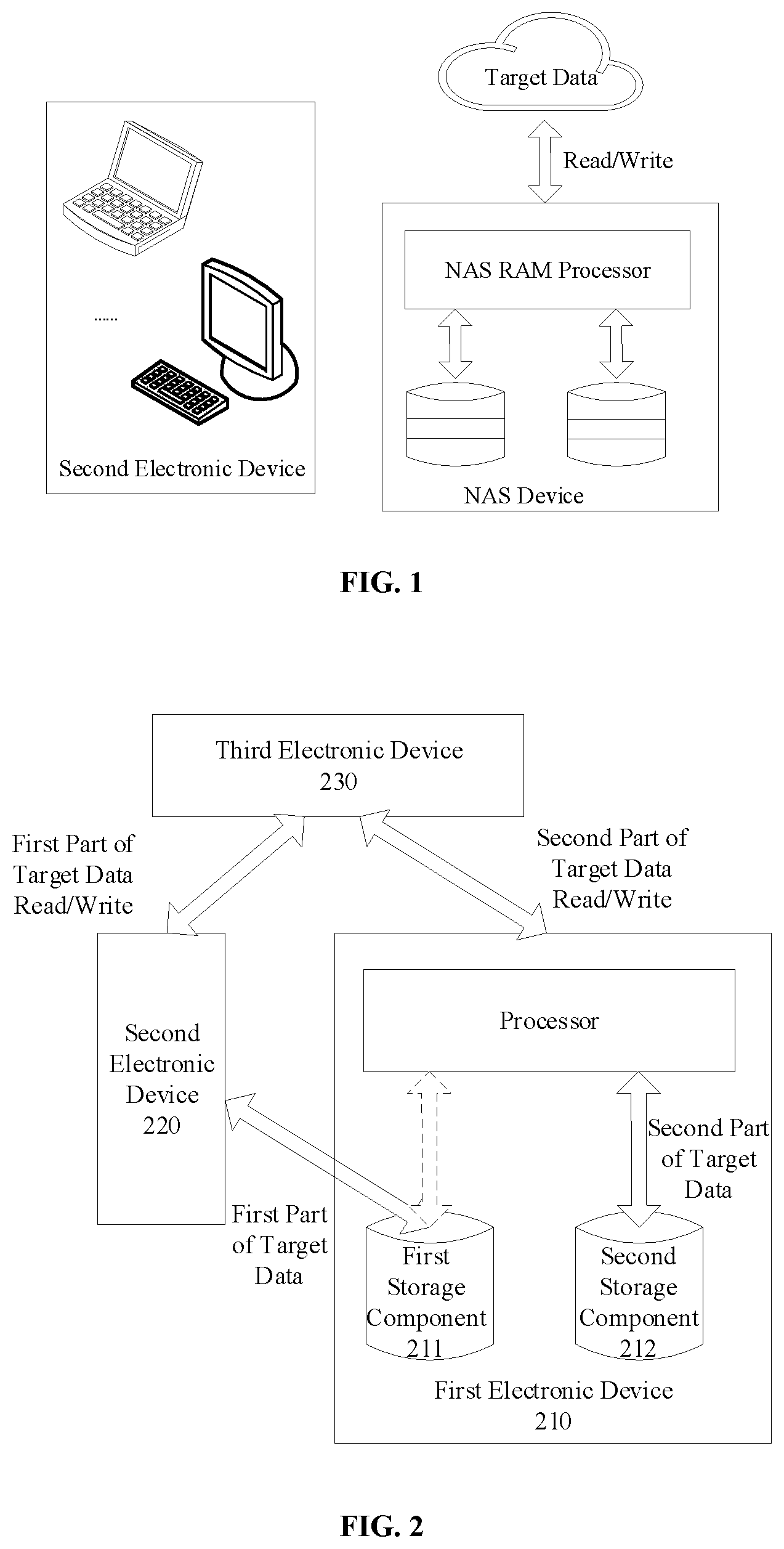 Patent US12422993 — Data reading and writing method, system and control method — Figure 1