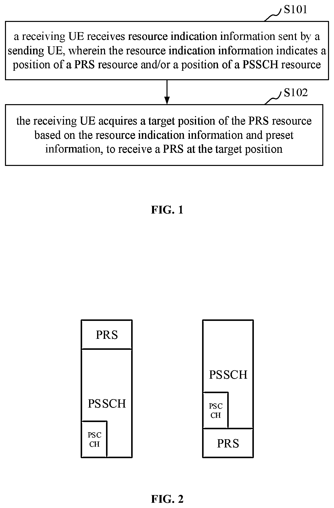 Patent US12426004 — Prs resource indication method and apparatus in sidelink communication, storage medium and terminal — Figure 1