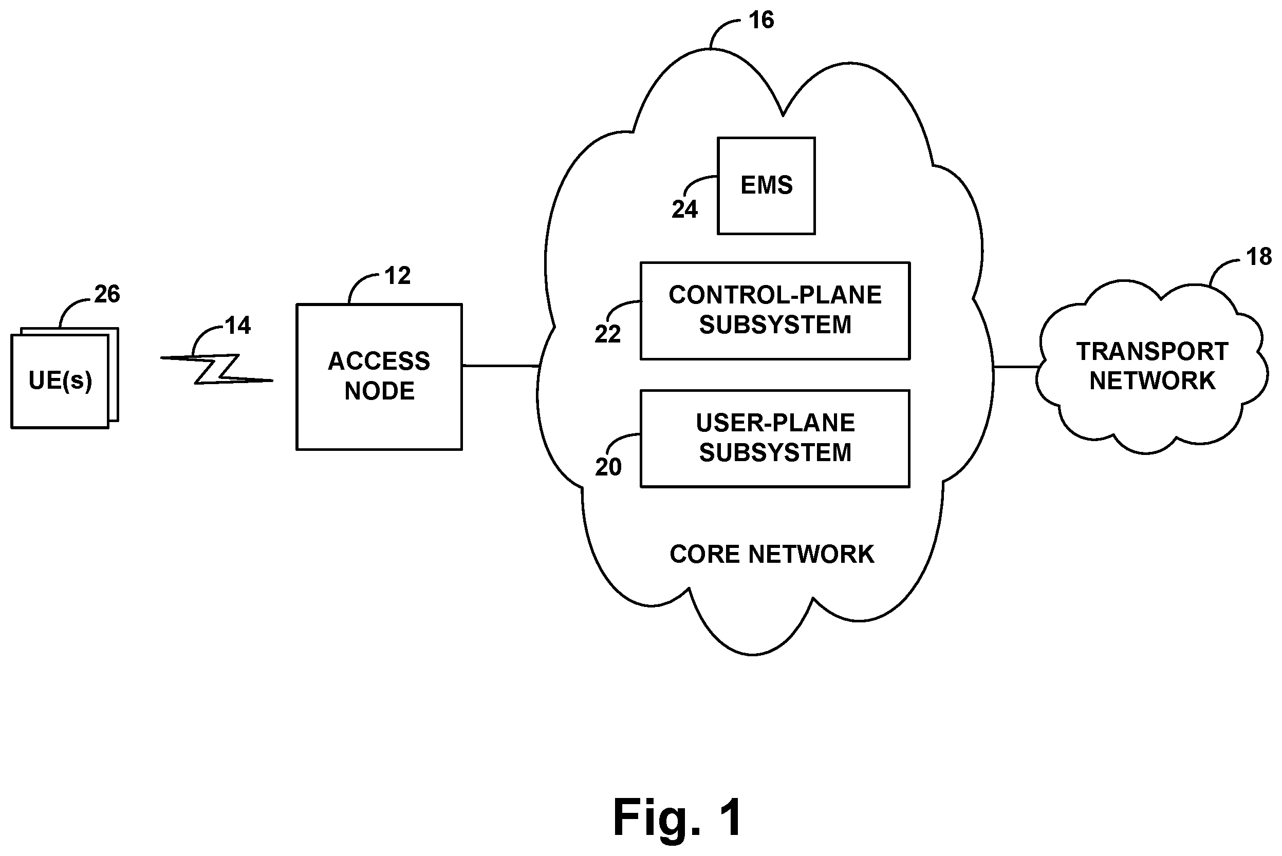 Patent US12426011 — Use of noise as a basis to control configuration of narrowband carrier within wideband carrier — Figure 1