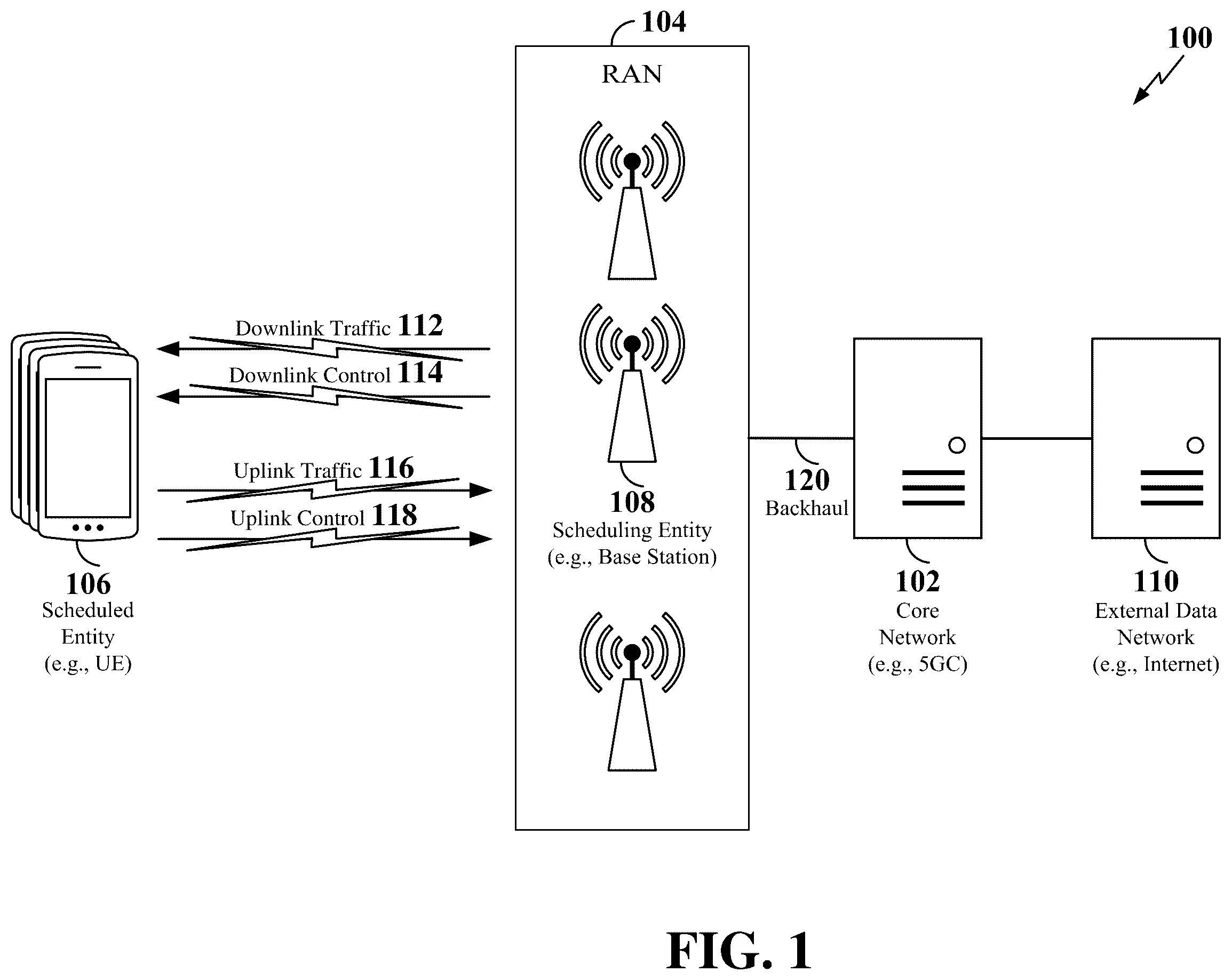 Patent US12426094 — Communication configuration based on random access bandwidth — Figure 1