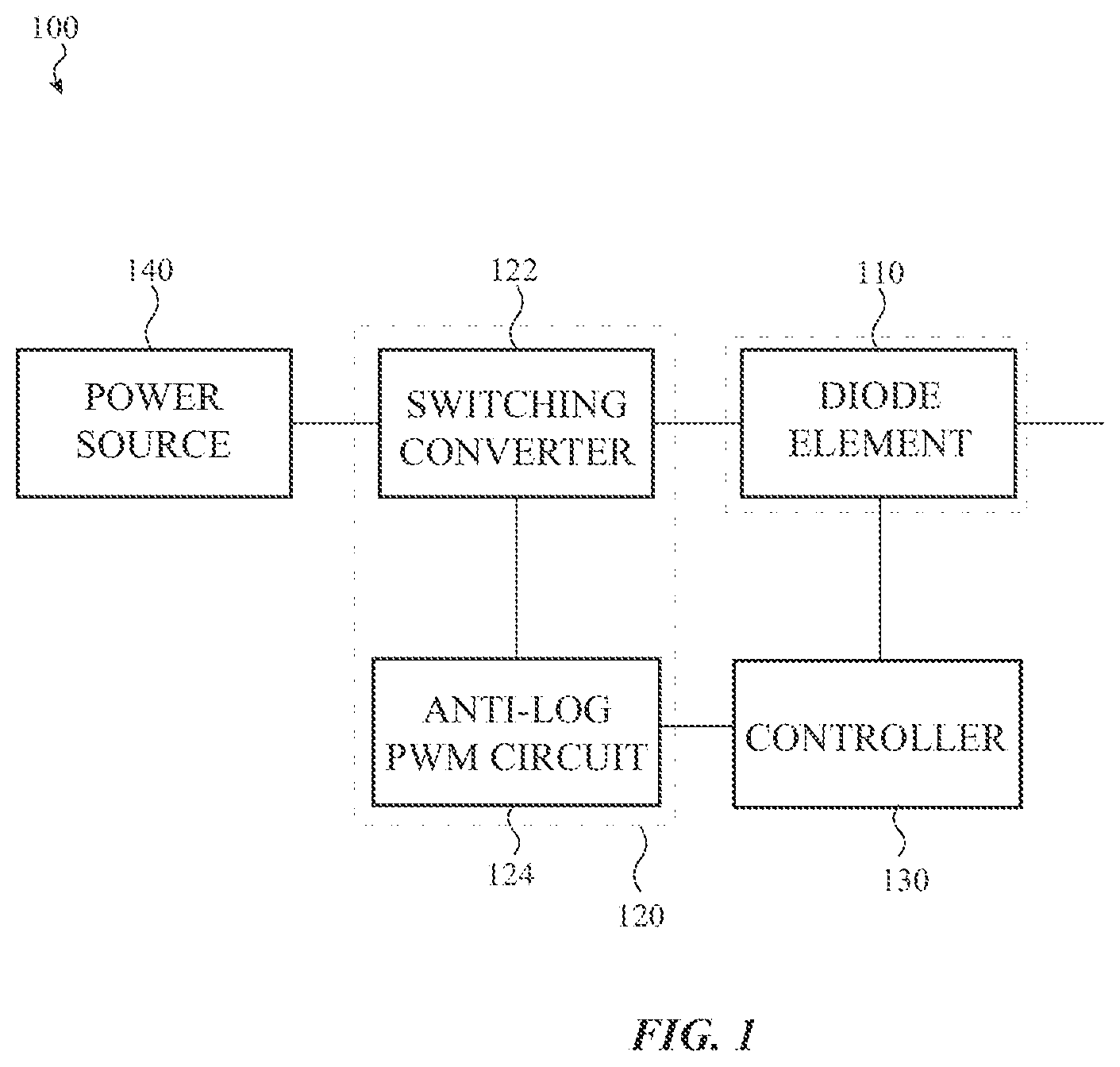 Patent US12426139 — Feedback control of a diode element — Figure 1