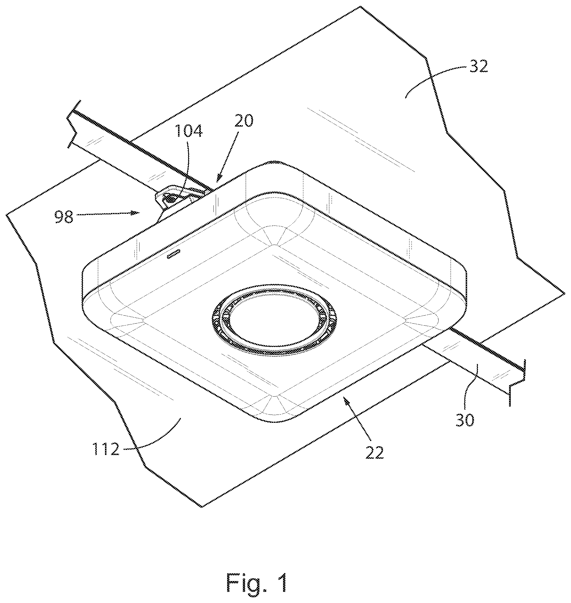 Patent US12426174 — Mounting bracket for electronic device — Figure 1