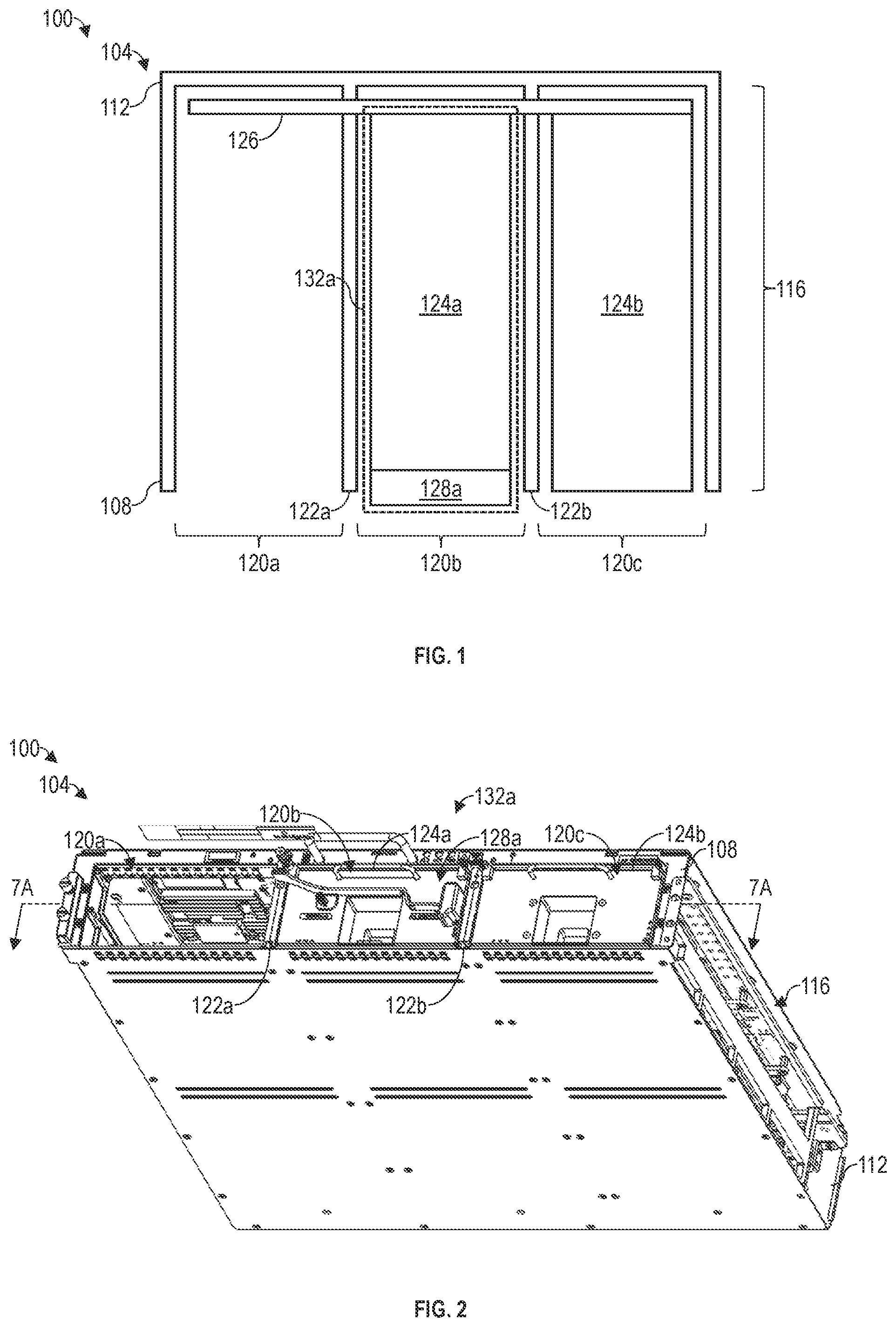 Patent US12426191 — Self-retractable ejector assembly for augmented field replaceable unit (FRU) extraction — Figure 1