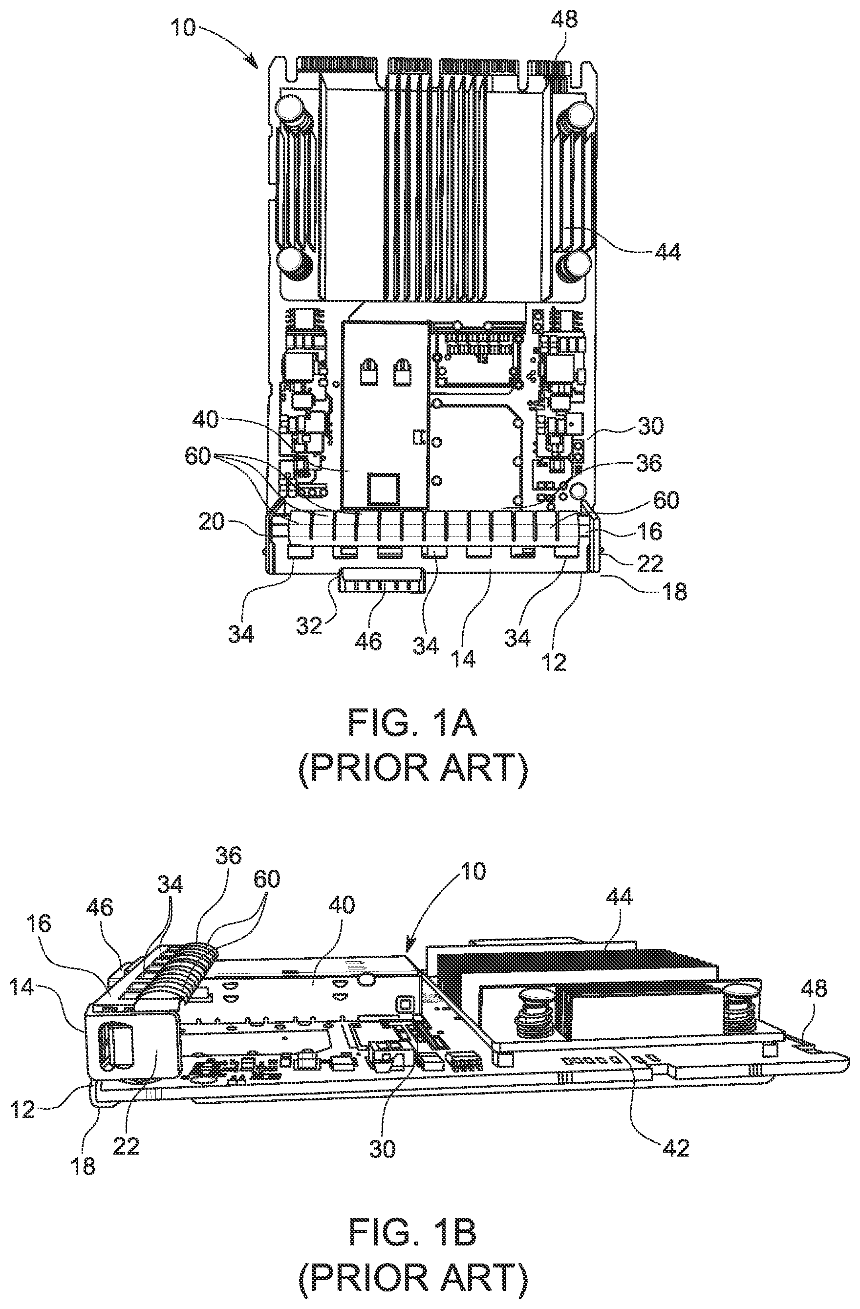 Patent US12426221 — EMI gasket for card device form factors — Figure 1