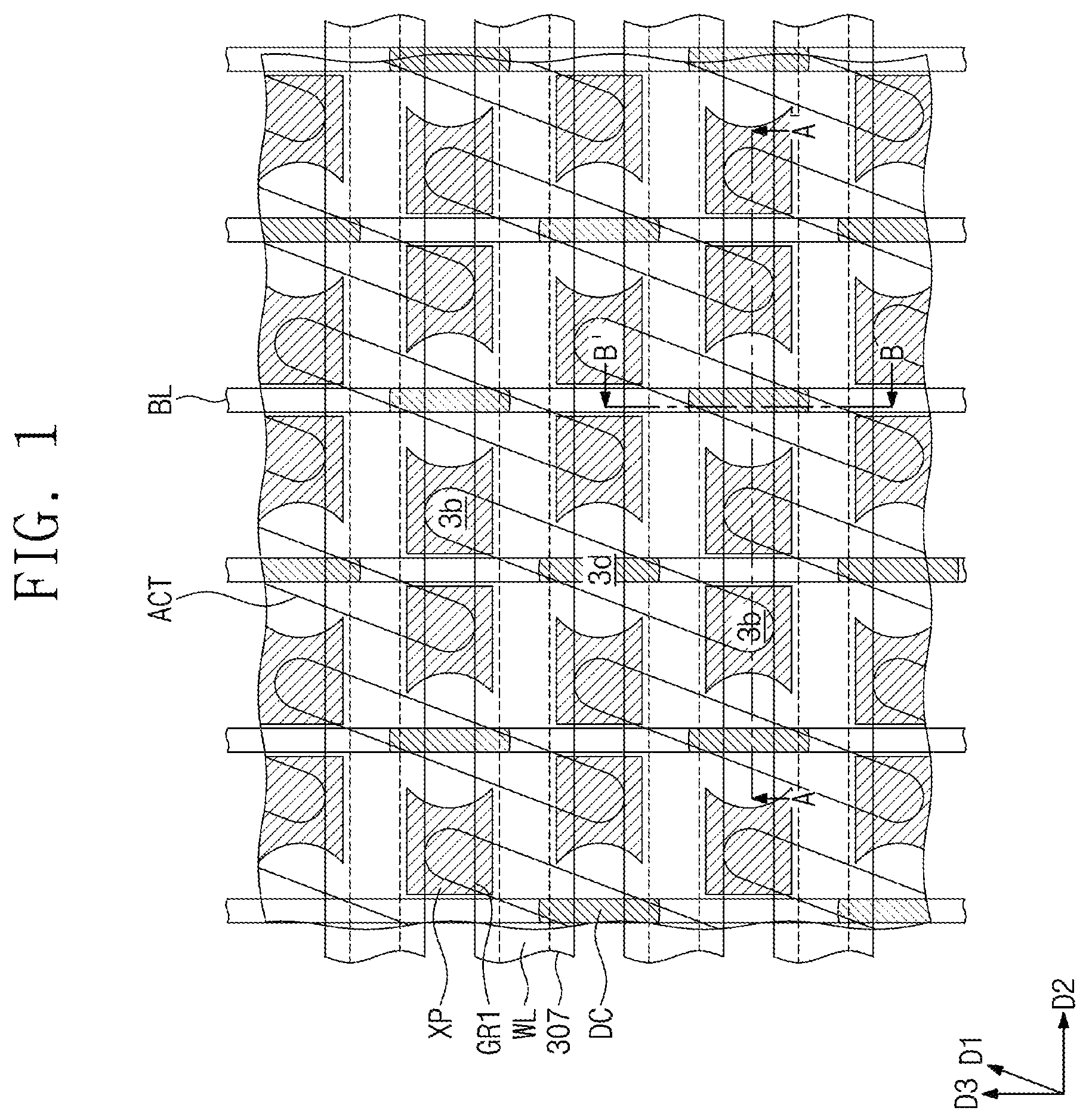 Patent US12426244 — Semiconductor memory device — Figure 1