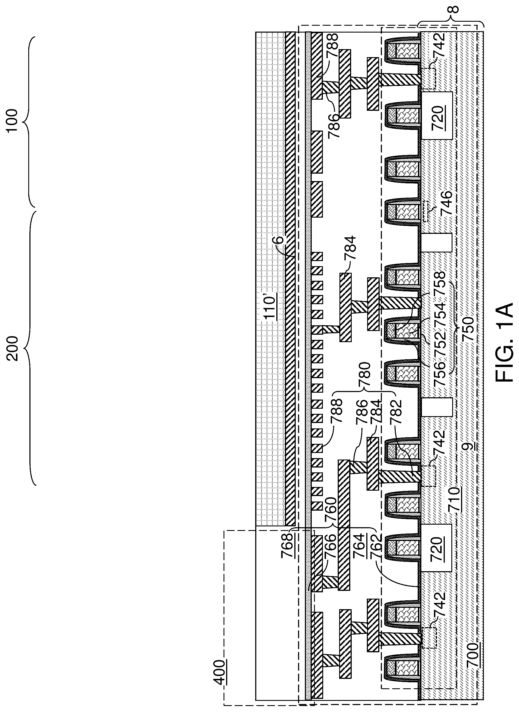 Patent US12426267 Figure 1 – Three-dimensional memory device and method of making thereof using sacrificial material regrowth