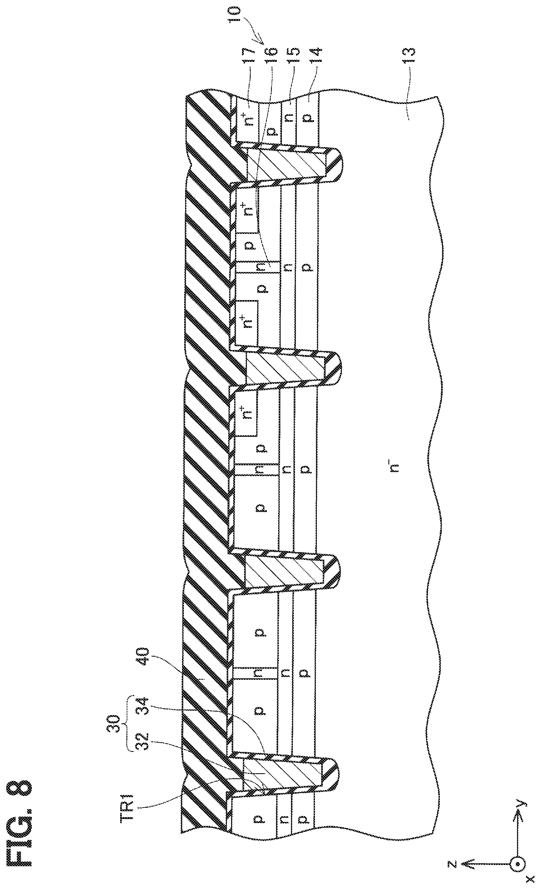 Patent US12426288 Figure 8 – Semiconductor device and method for manufacture thereof